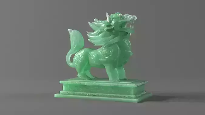 carved model jade seal Panlong Dragons