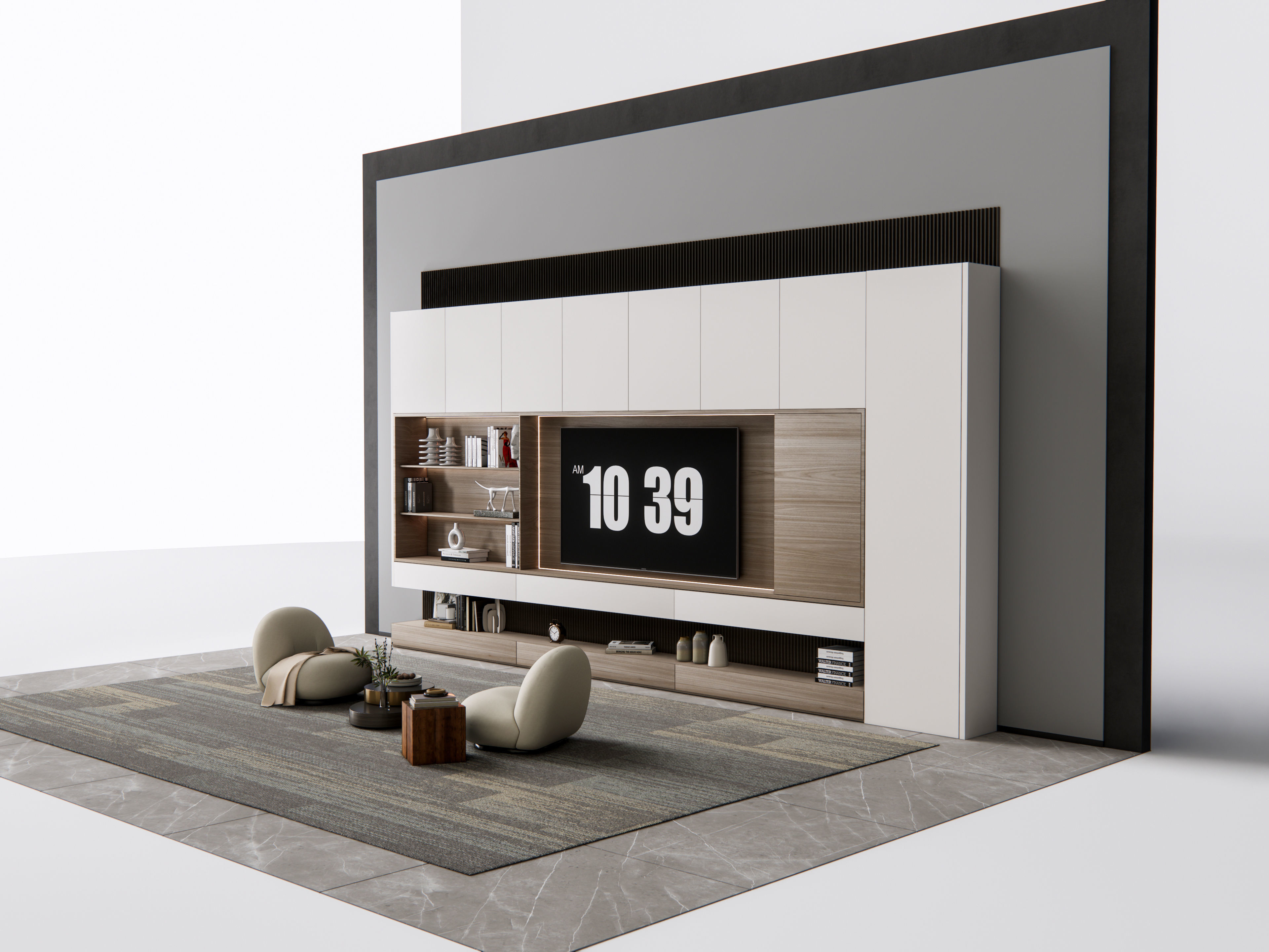 TV wall 15 3D model_14