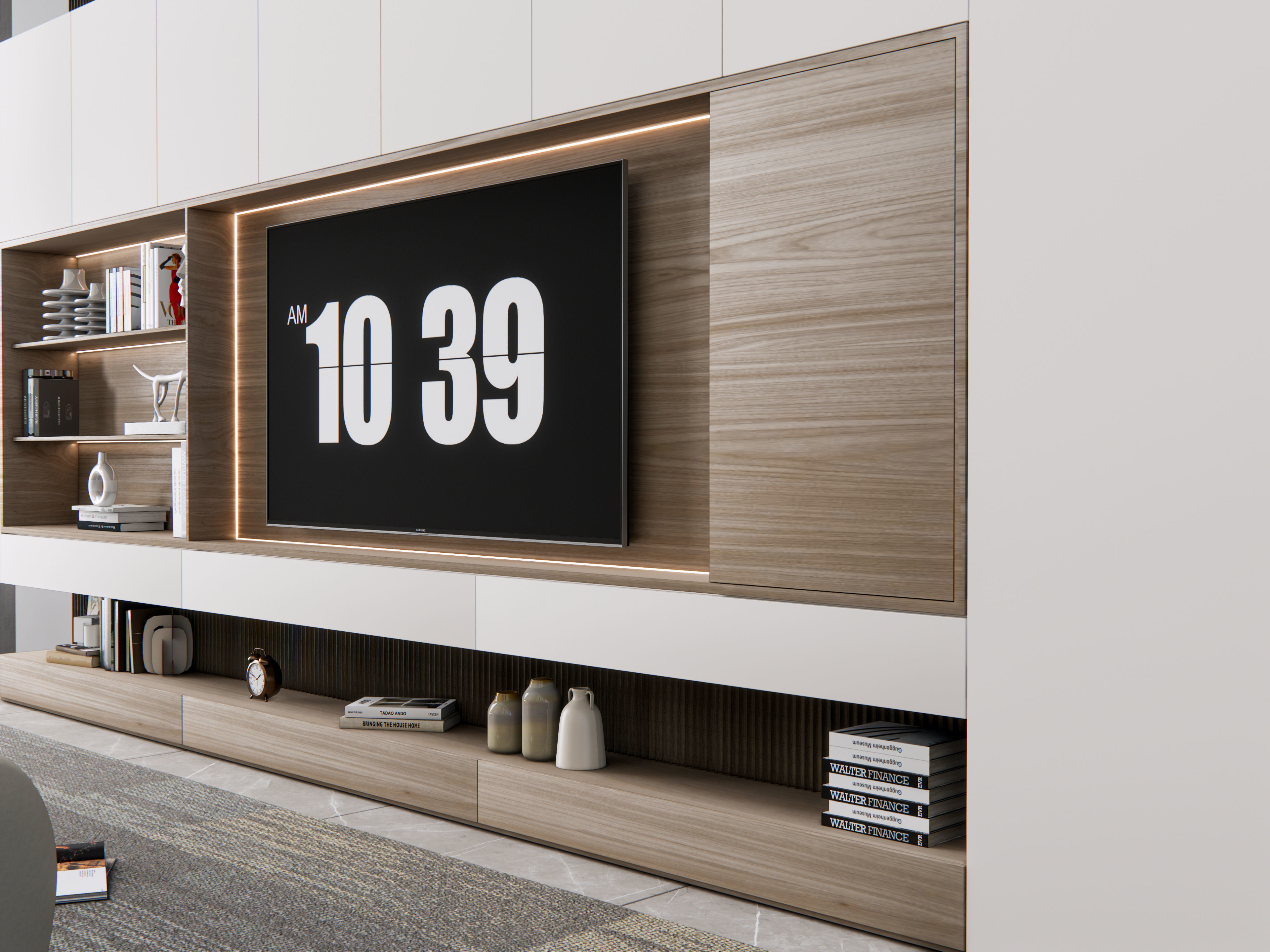 TV wall 15 3D model_16