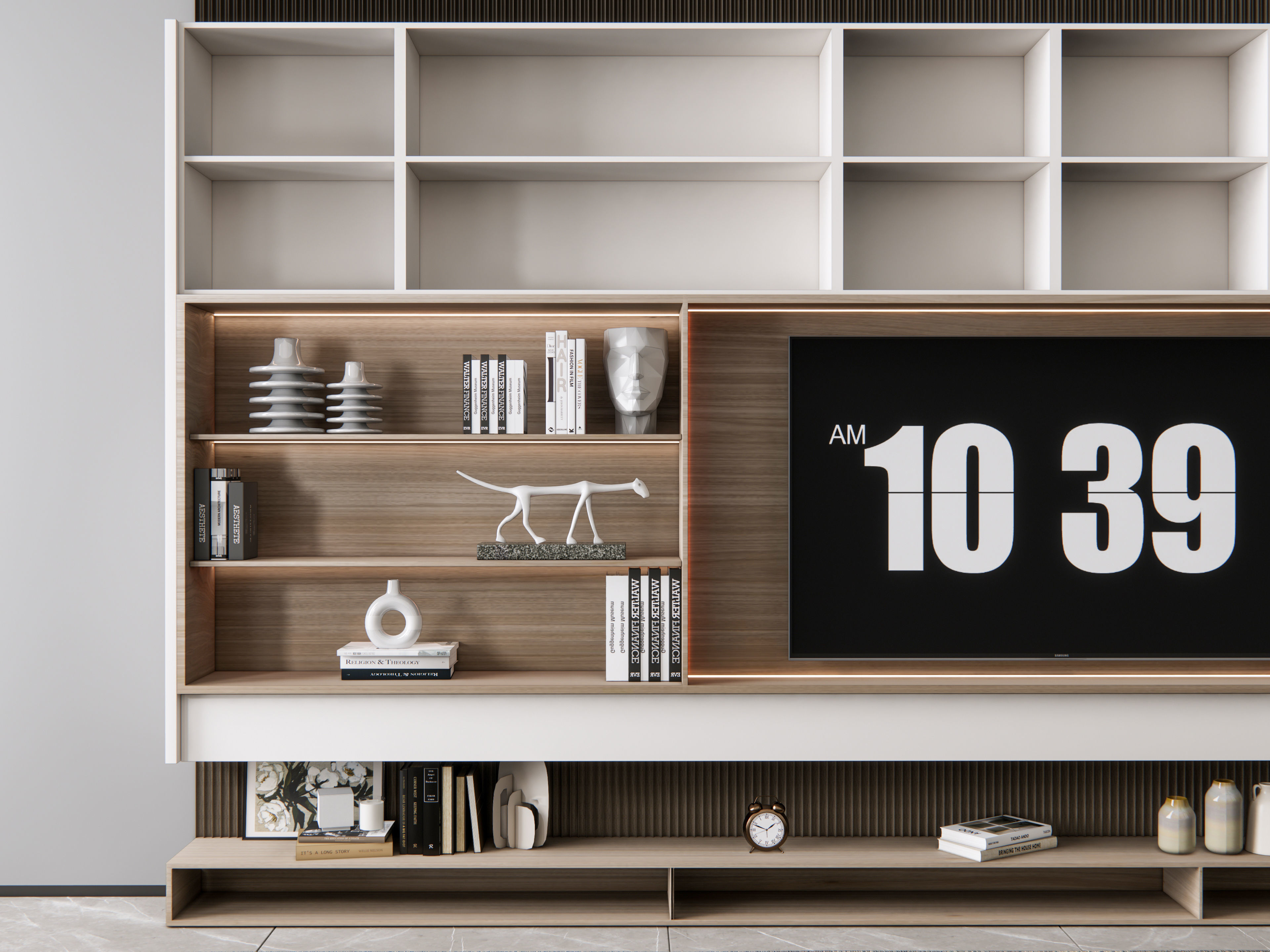 TV wall 15 3D model_6