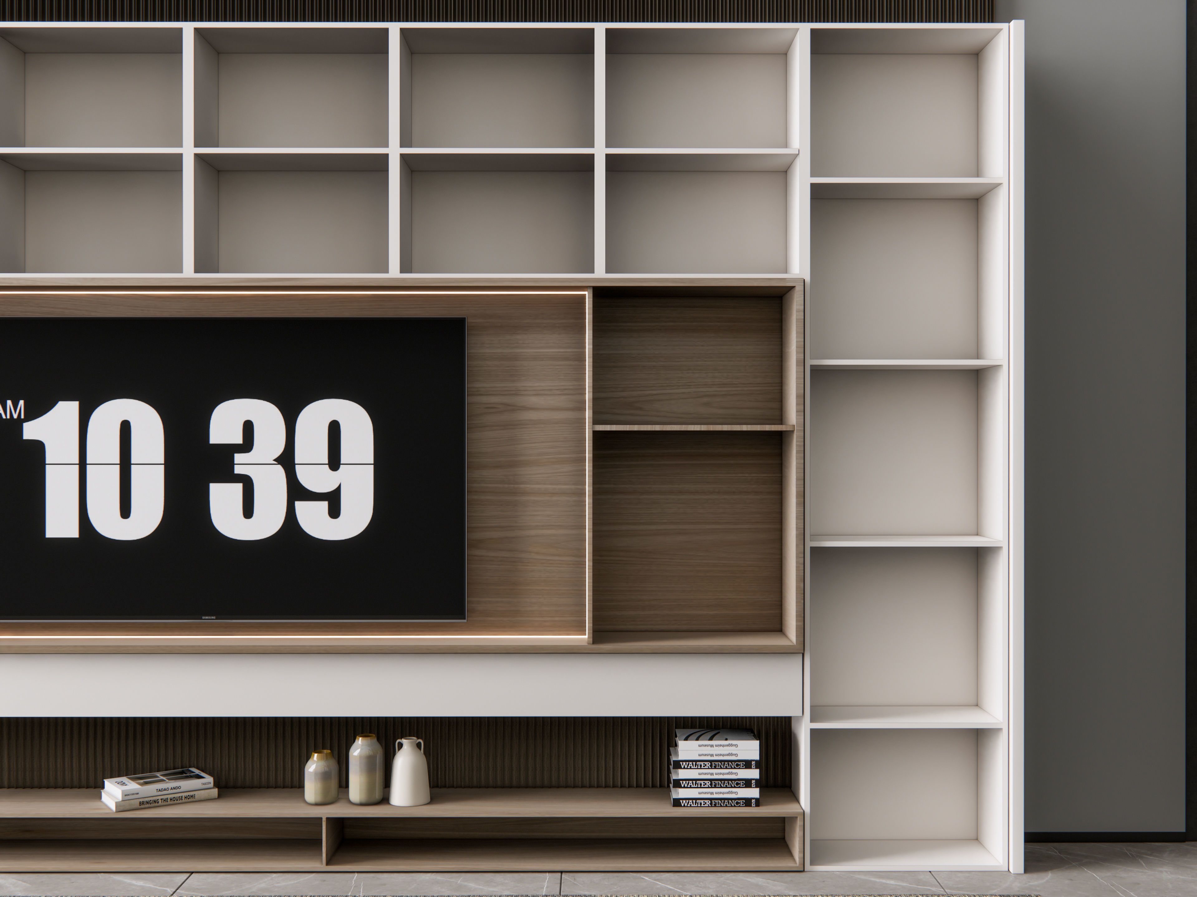 TV wall 15 3D model_5