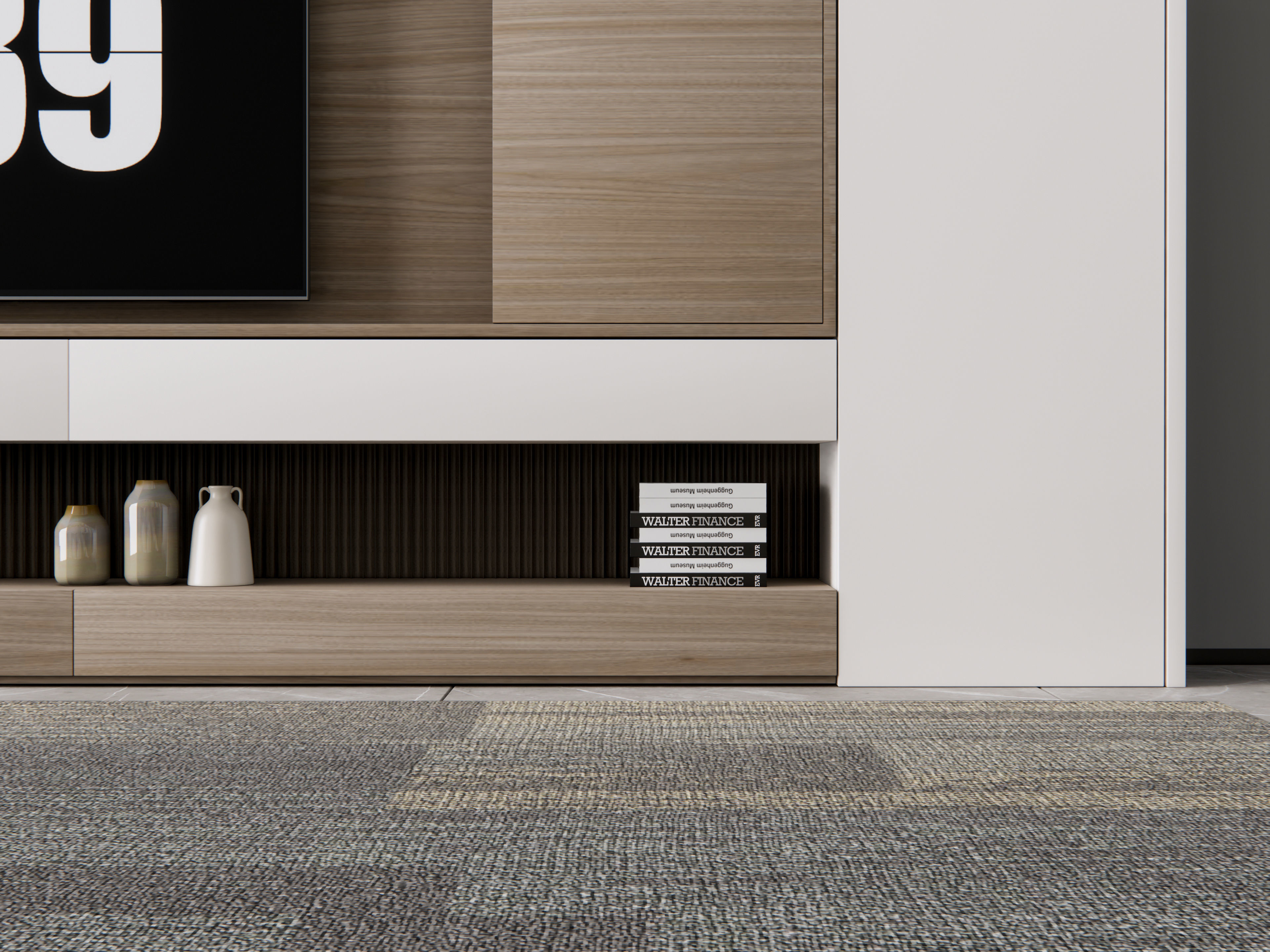 TV wall 15 3D model_9