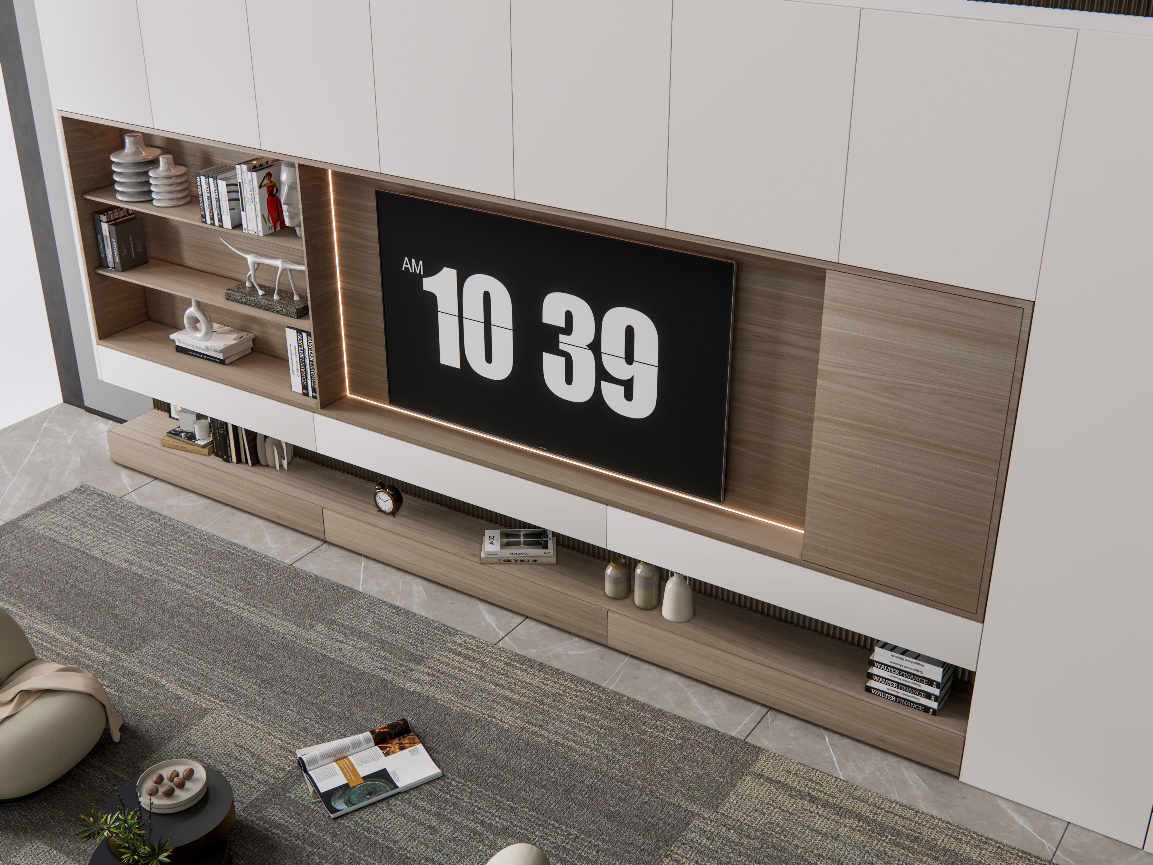 TV wall 15 3D model_19