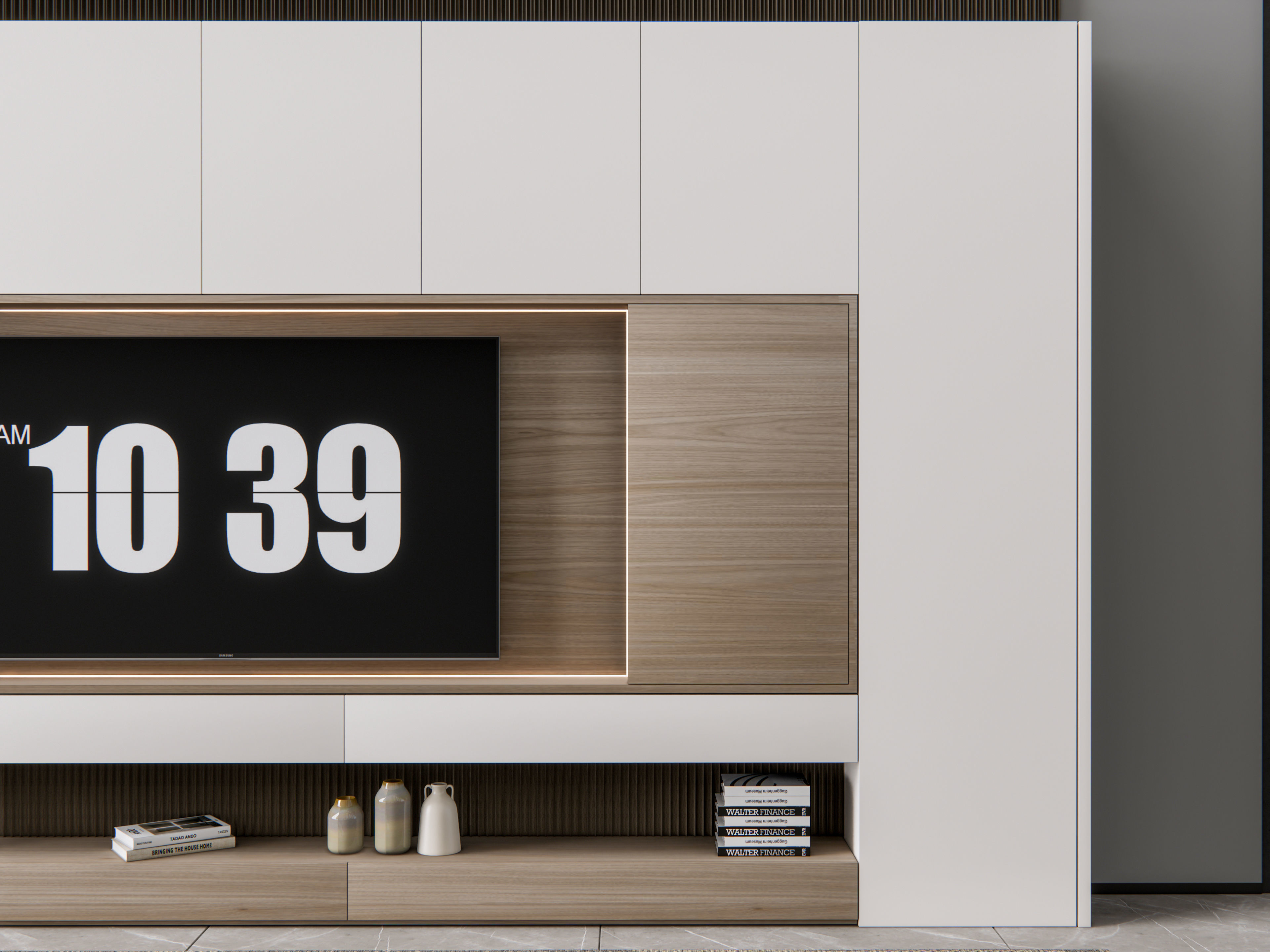 TV wall 15 3D model_8