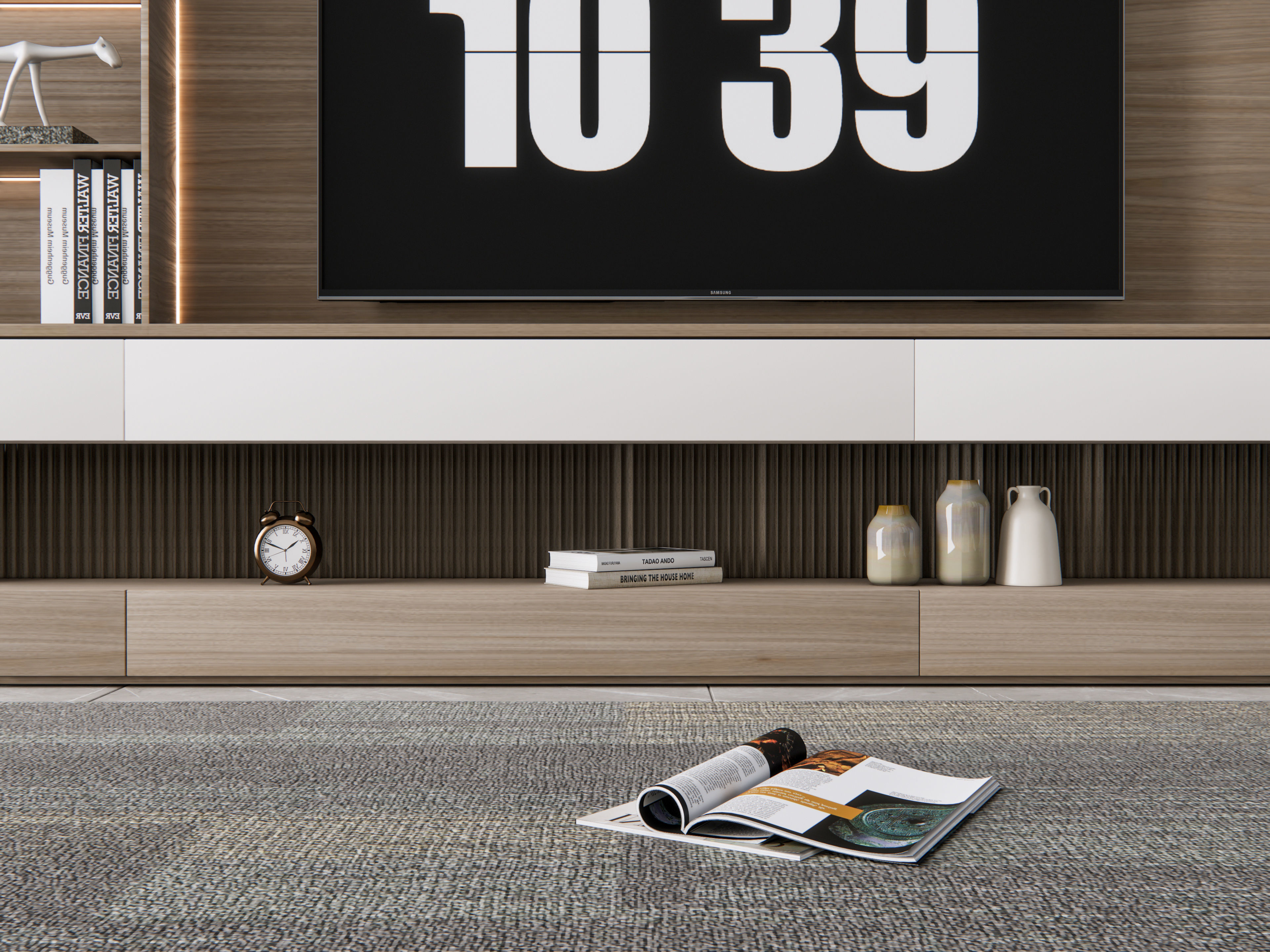 TV wall 15 3D model_10