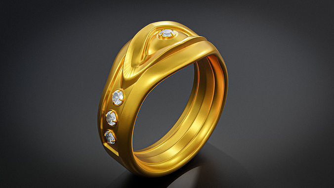 All Seeing Eye Ring 3D print model