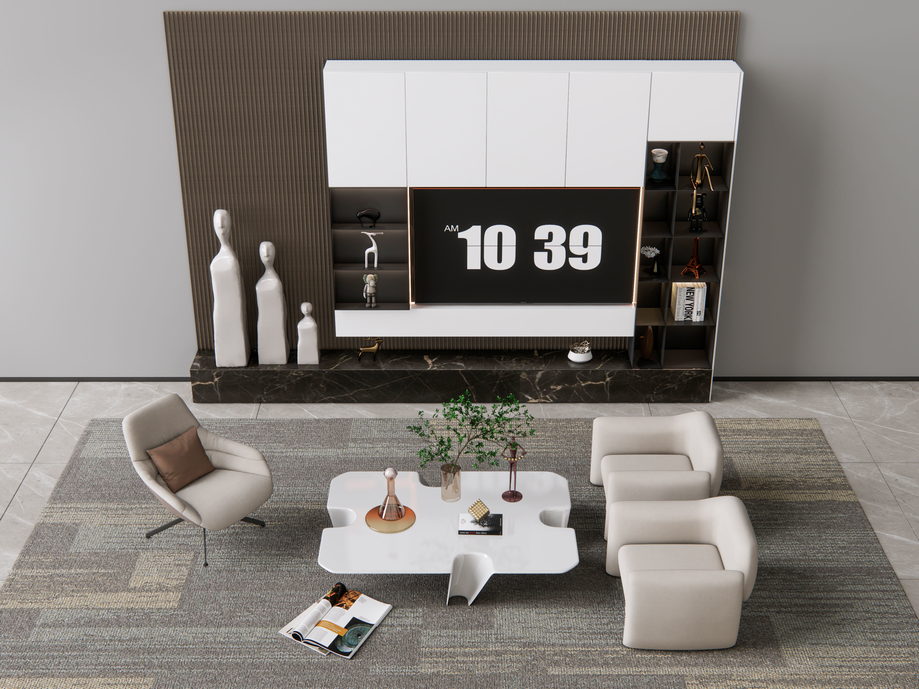 TV wall 18 3D model_18