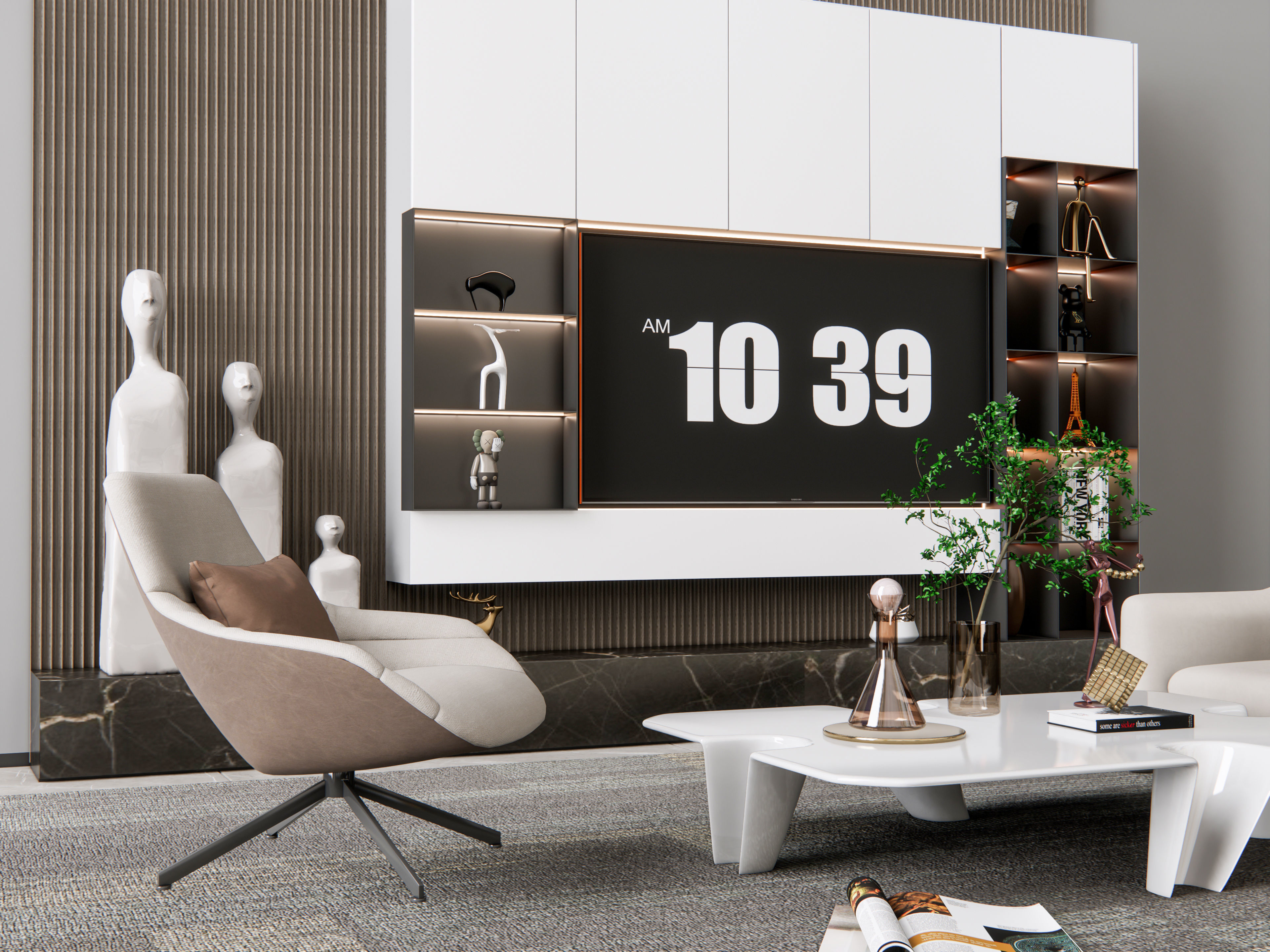 TV wall 18 3D model_13