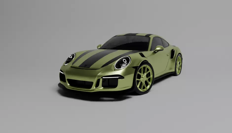 Porsche 911 3D model_0
