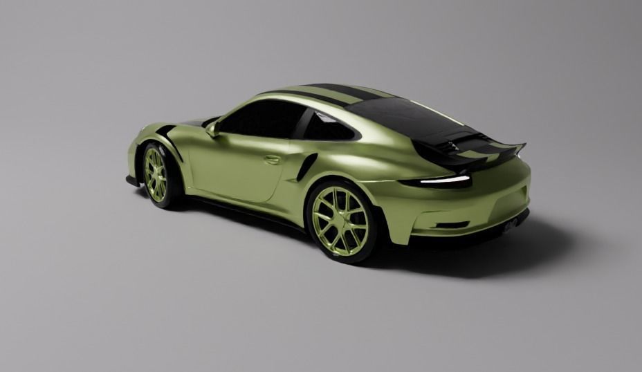 Porsche 911 3D model_4