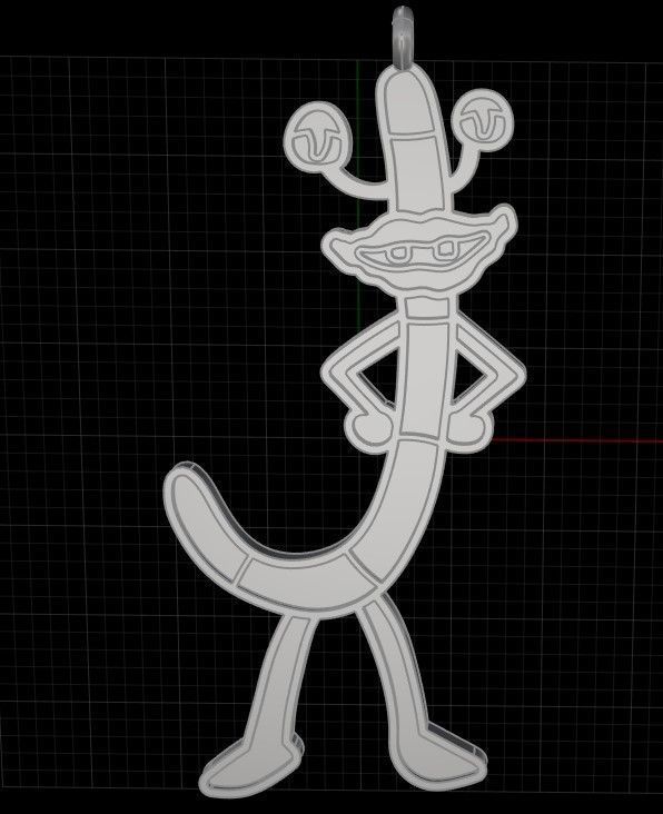 Enamel Oblina Pendant 3D print model_10