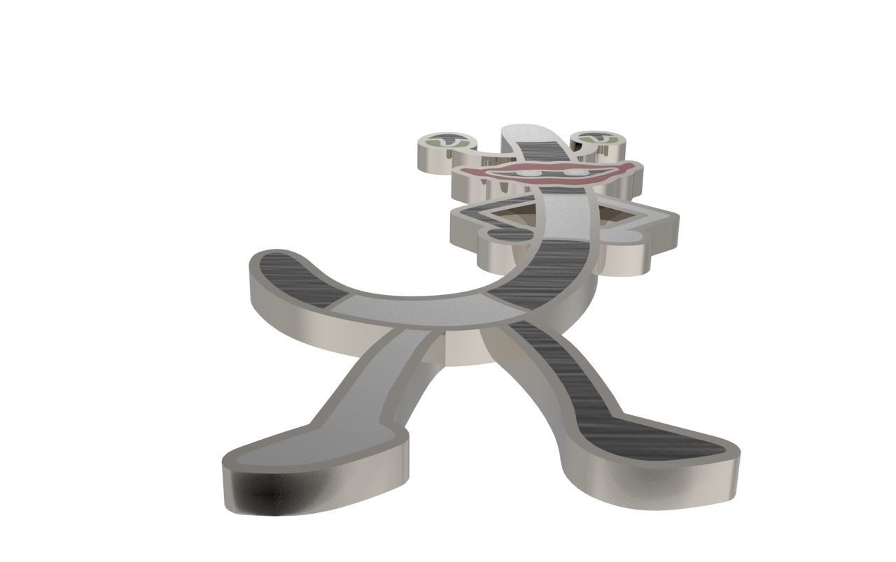 Enamel Oblina Pendant 3D print model_6