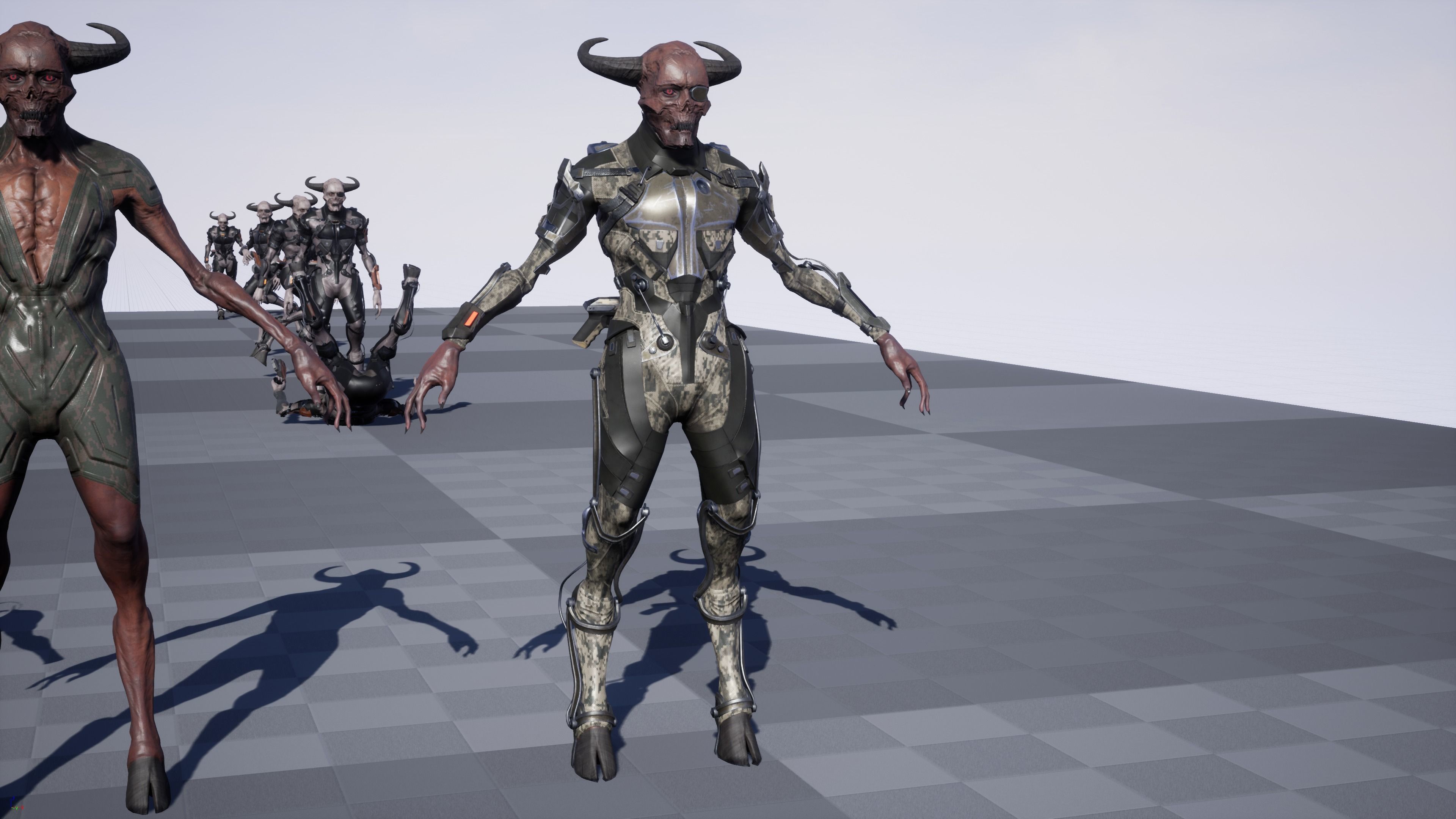 TechnoDaemon 01 Low-poly 3D model_28