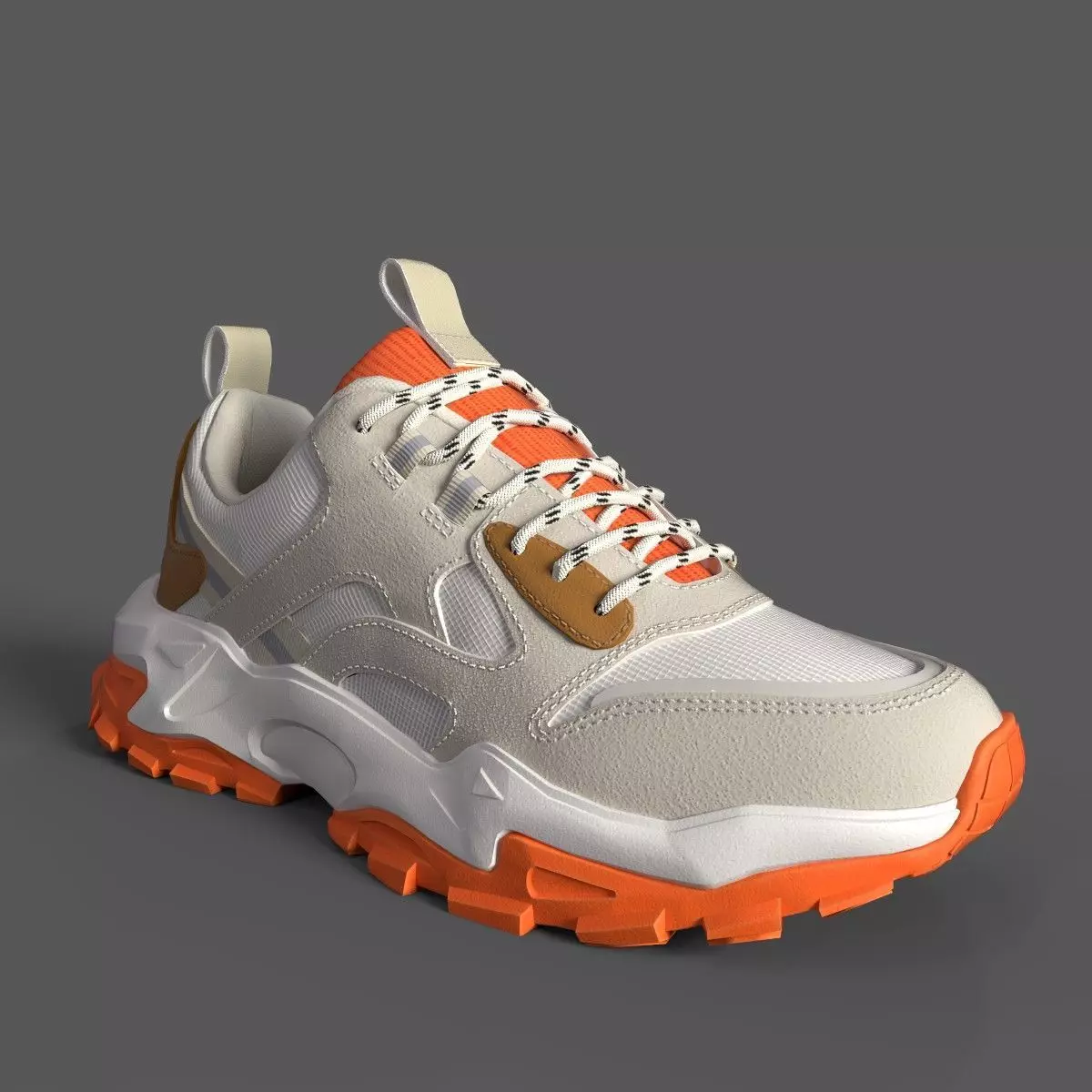 ASOS DESIGN Chunky Sneakers Low-poly 3D model_0
