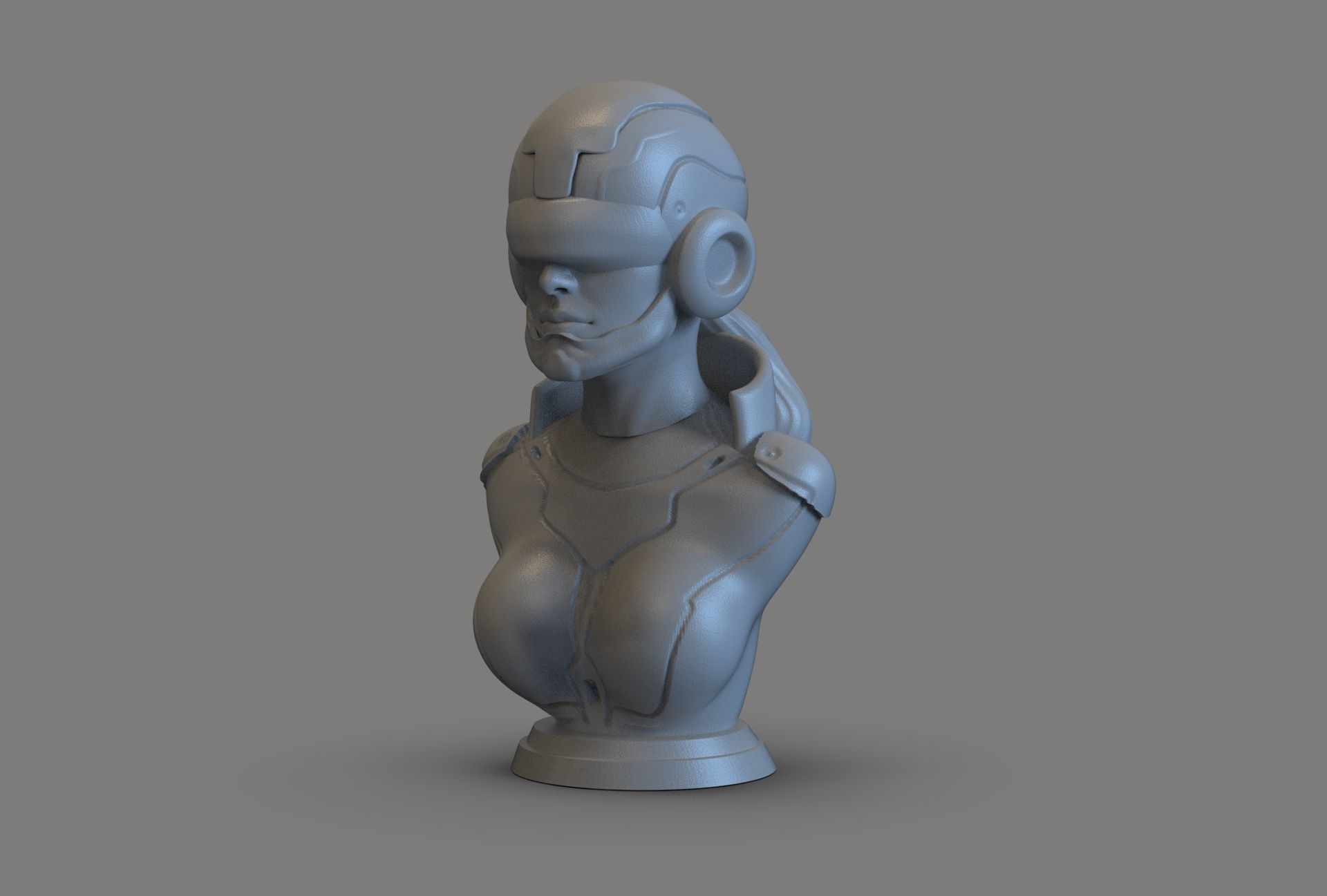 Fiction Girl 3D print model_3