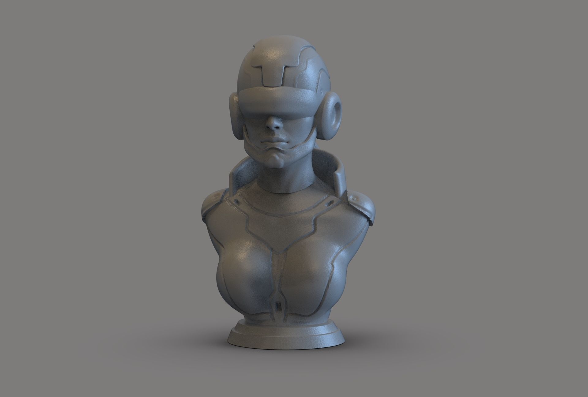 Fiction Girl 3D print model_1