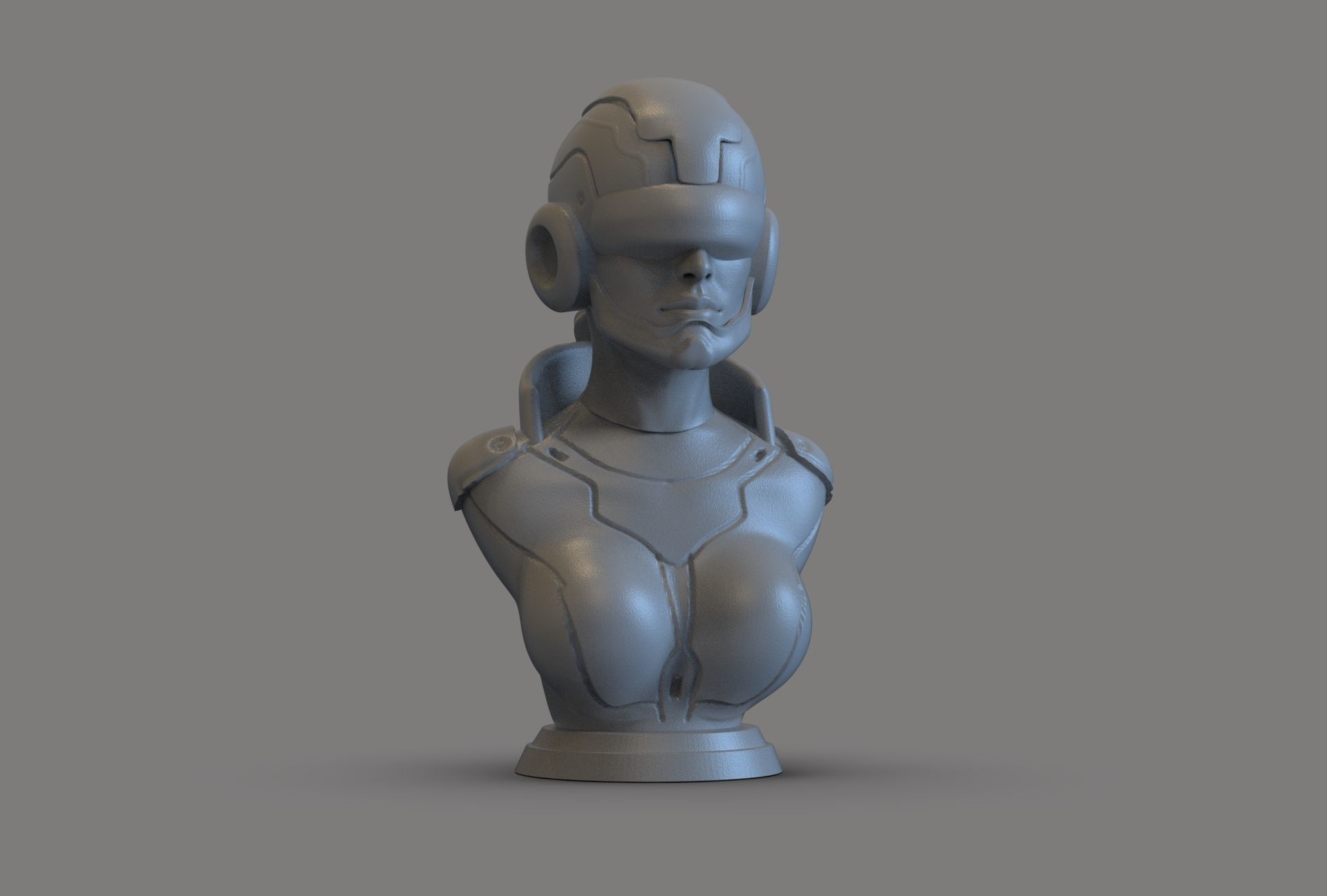Fiction Girl 3D print model_4