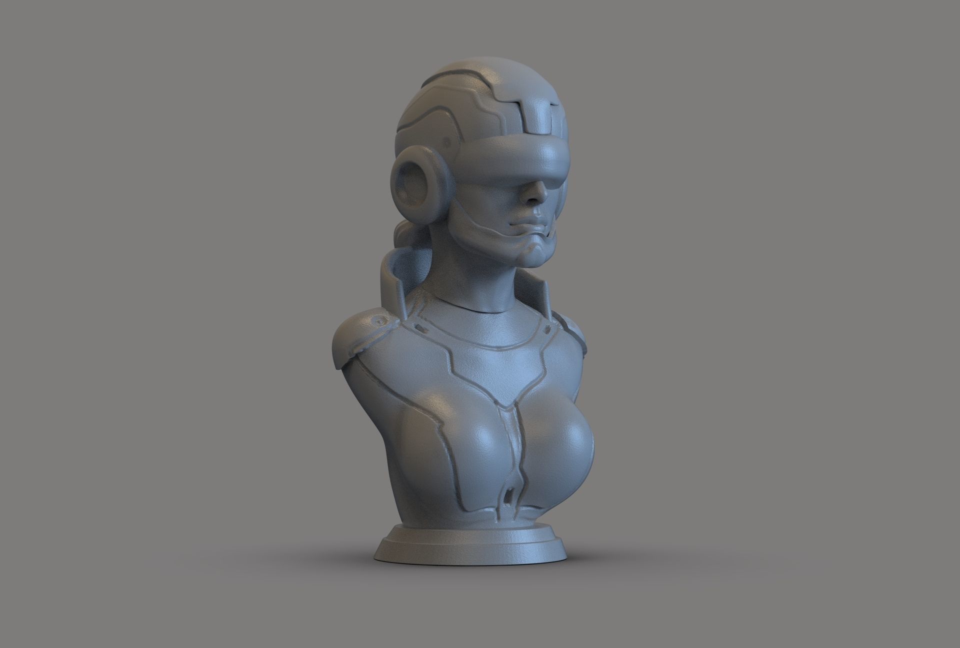 Fiction Girl 3D print model_6