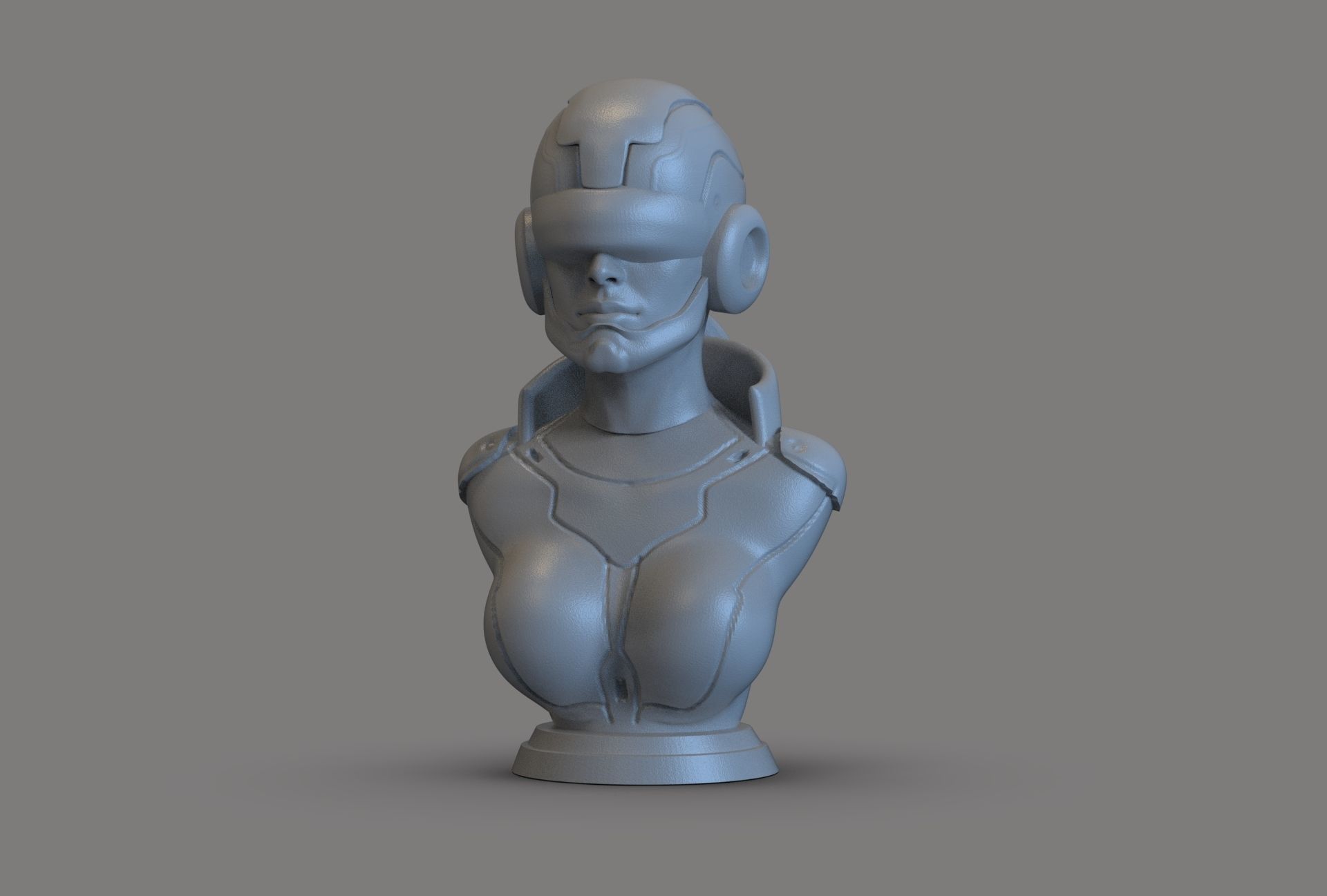 Fiction Girl 3D print model_5