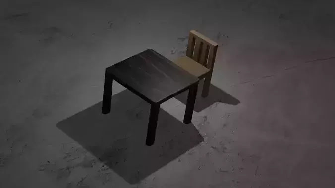 Chair and Table Combo