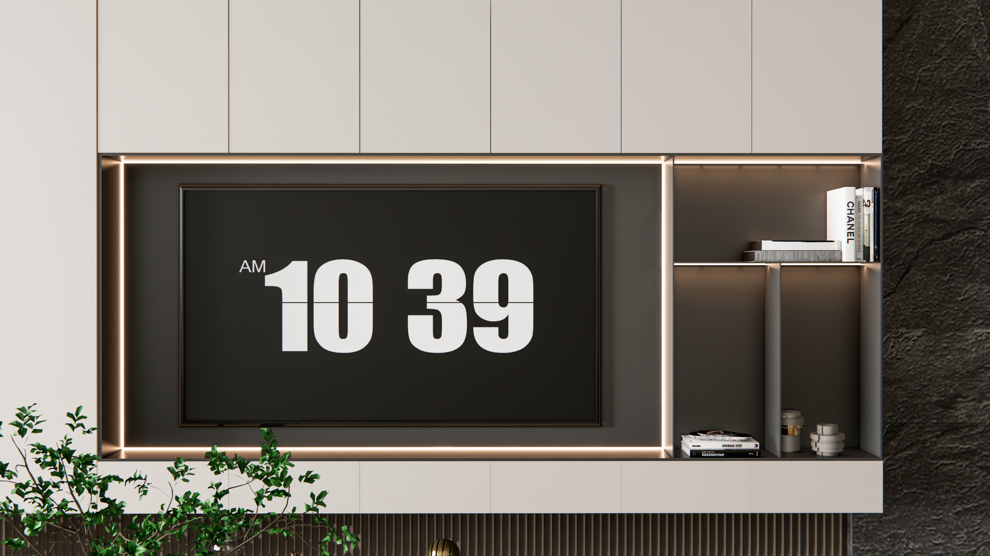TV wall 29 3D model_12