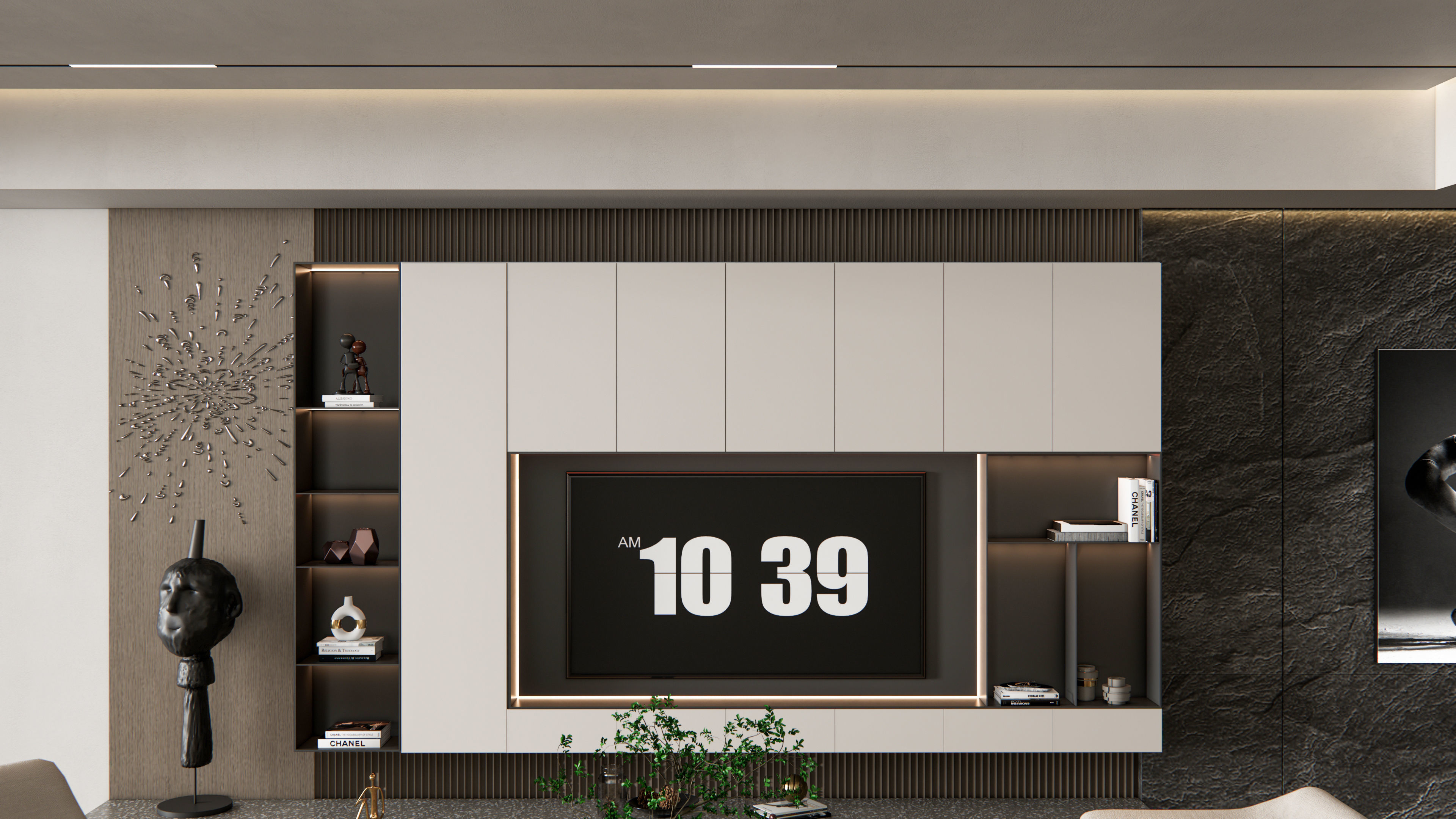 TV wall 29 3D model_16
