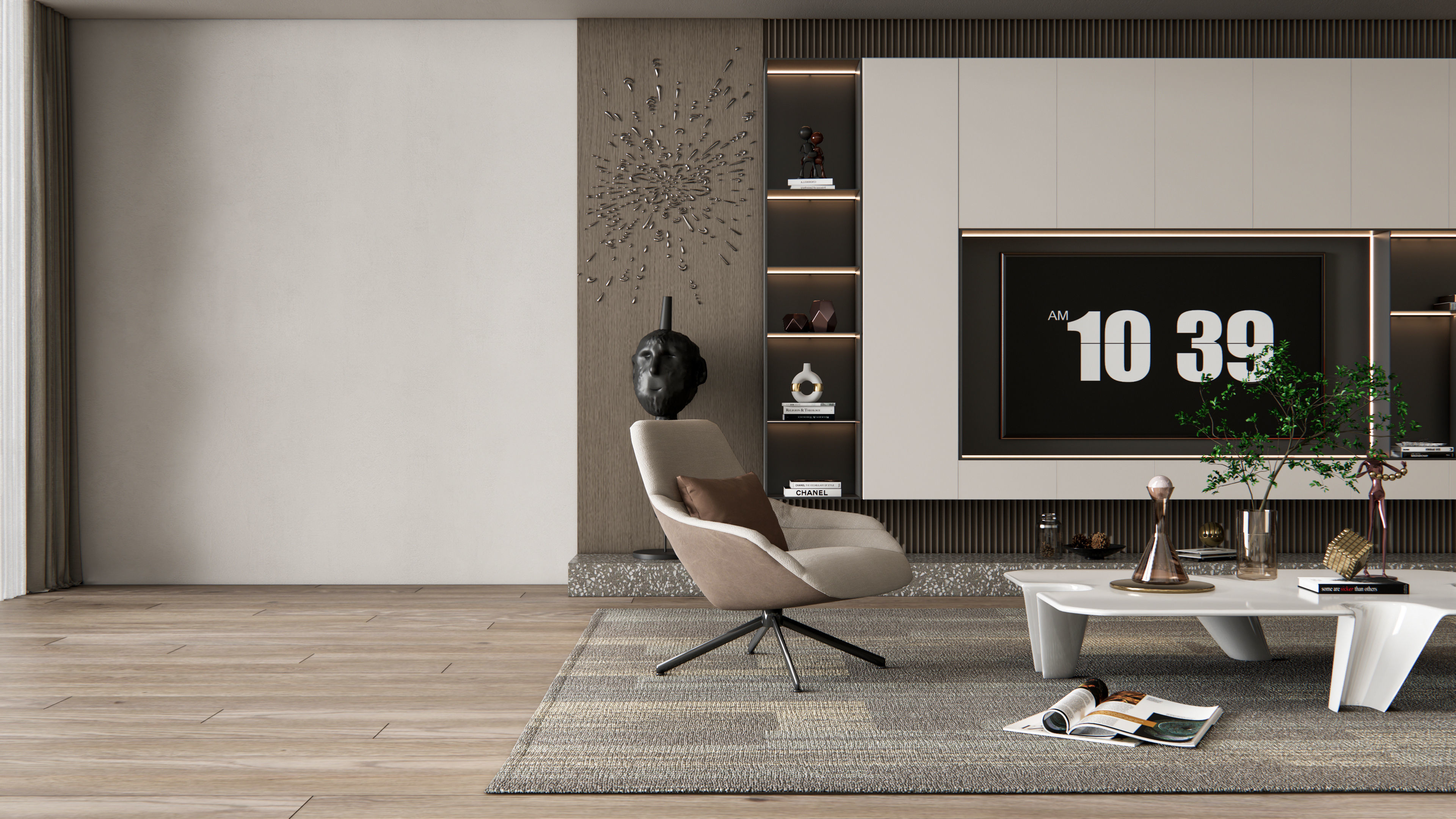 TV wall 29 3D model_5