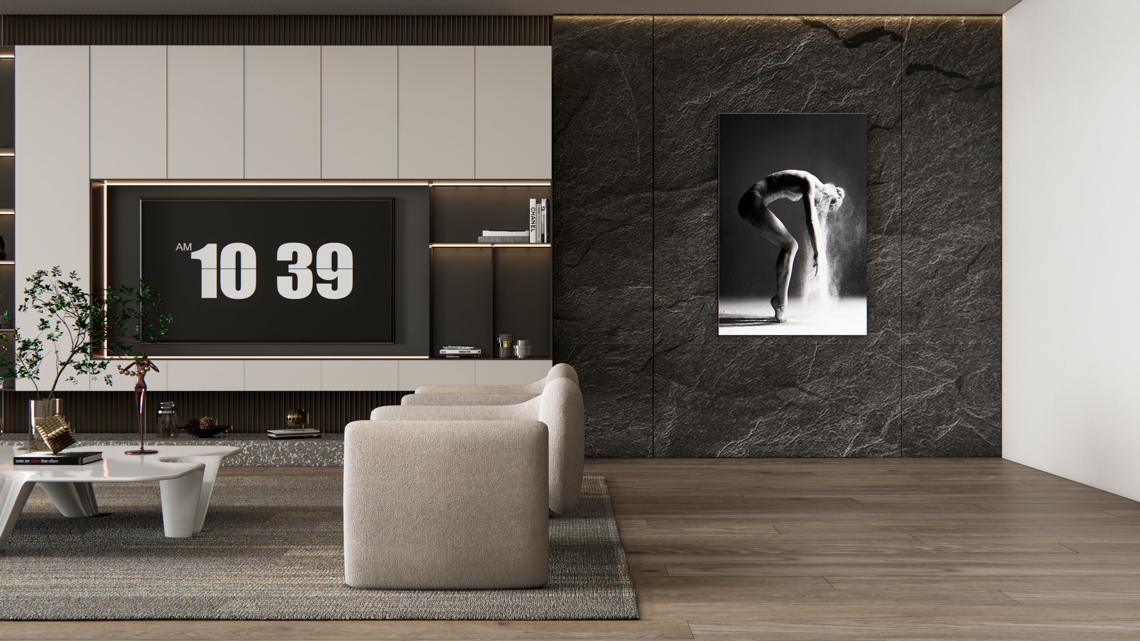 TV wall 29 3D model_15