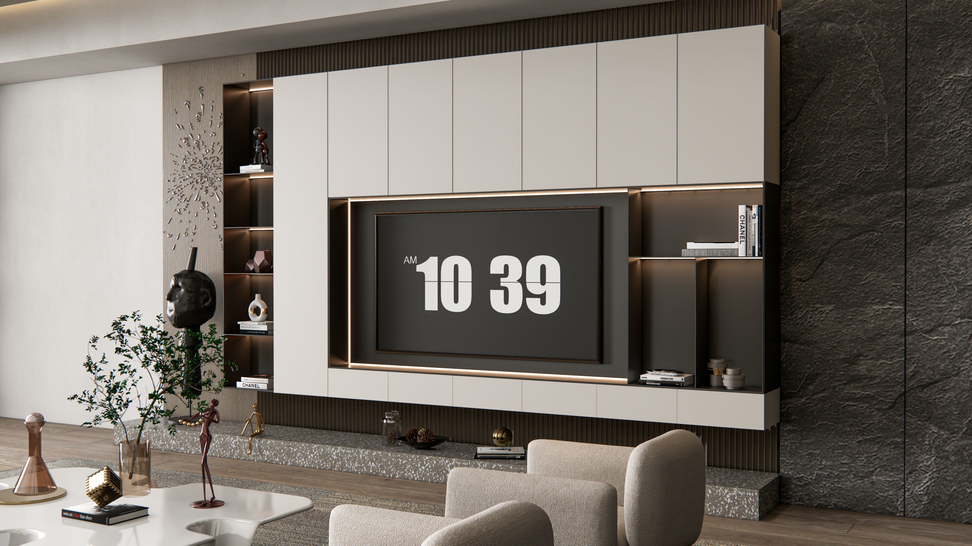 TV wall 29 3D model_17