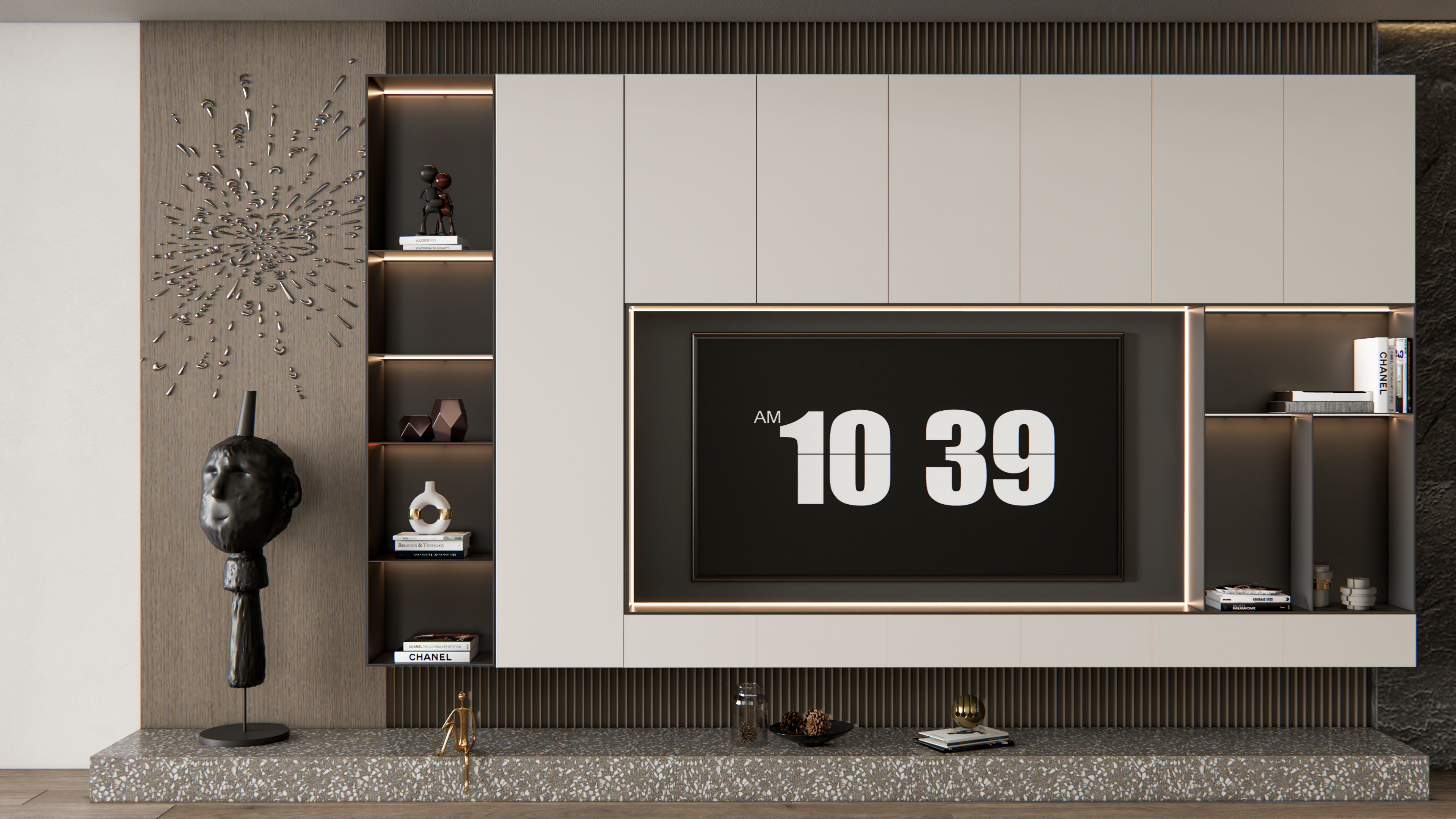 TV wall 29 3D model_8