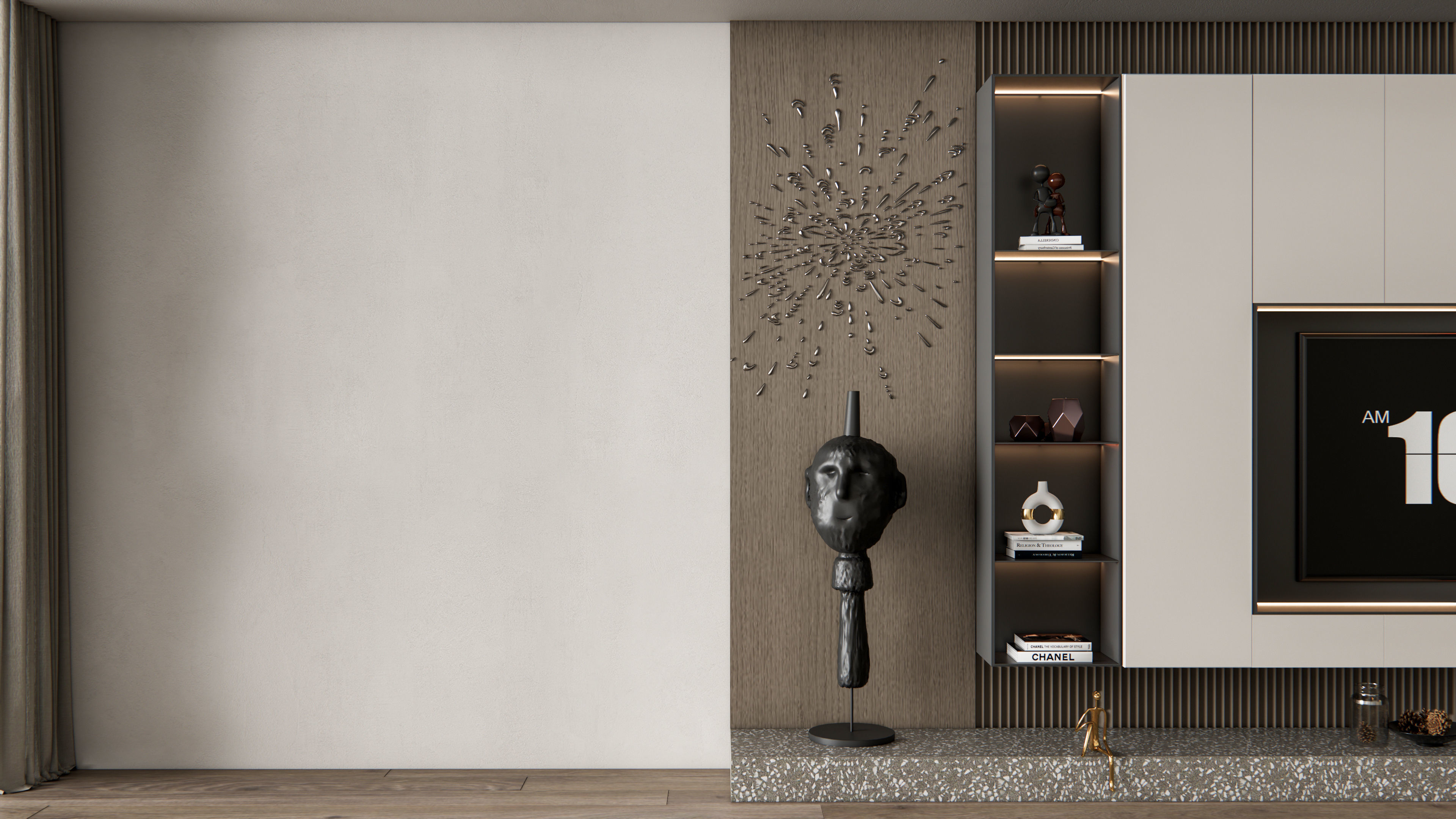 TV wall 29 3D model_9