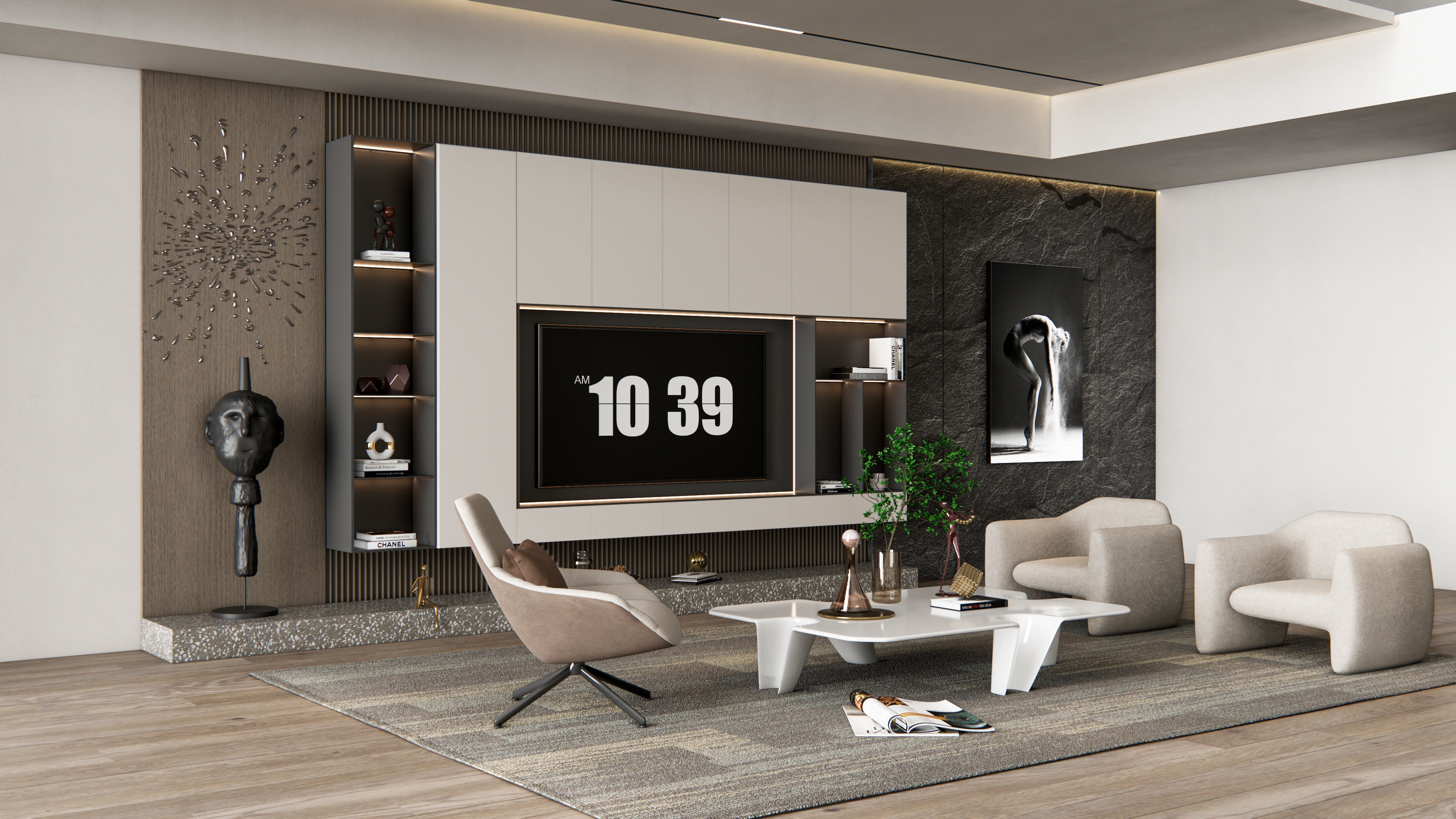 TV wall 29 3D model_13