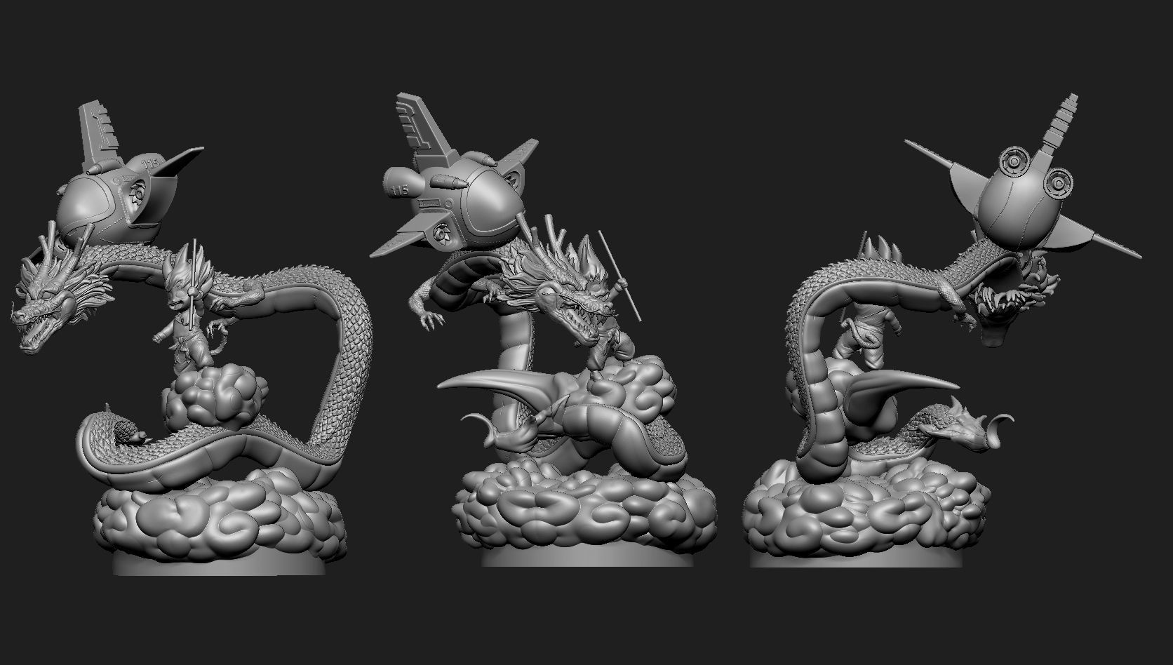 DRAGON BALL KID GOKU 3D print model_3