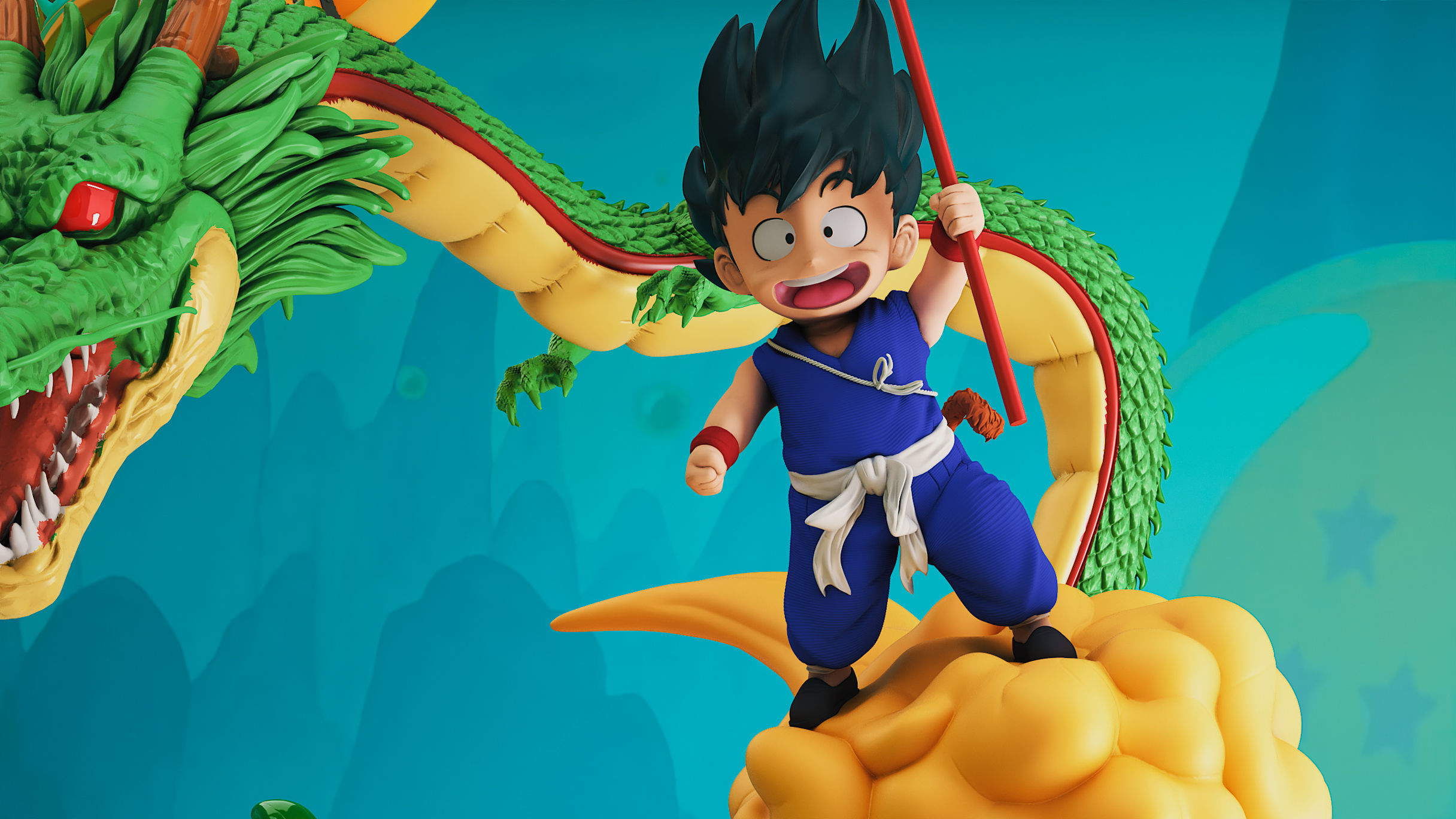 DRAGON BALL KID GOKU 3D print model_1