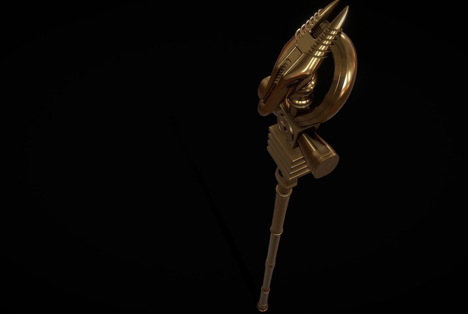 Ankh Scepter of Eternity 3D model_1
