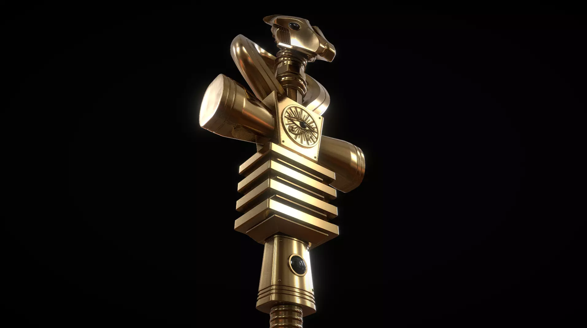 Ankh Scepter of Eternity 3D model_0
