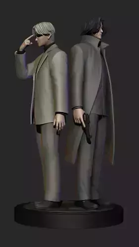 Monster - Johan and Tenma 3D print model