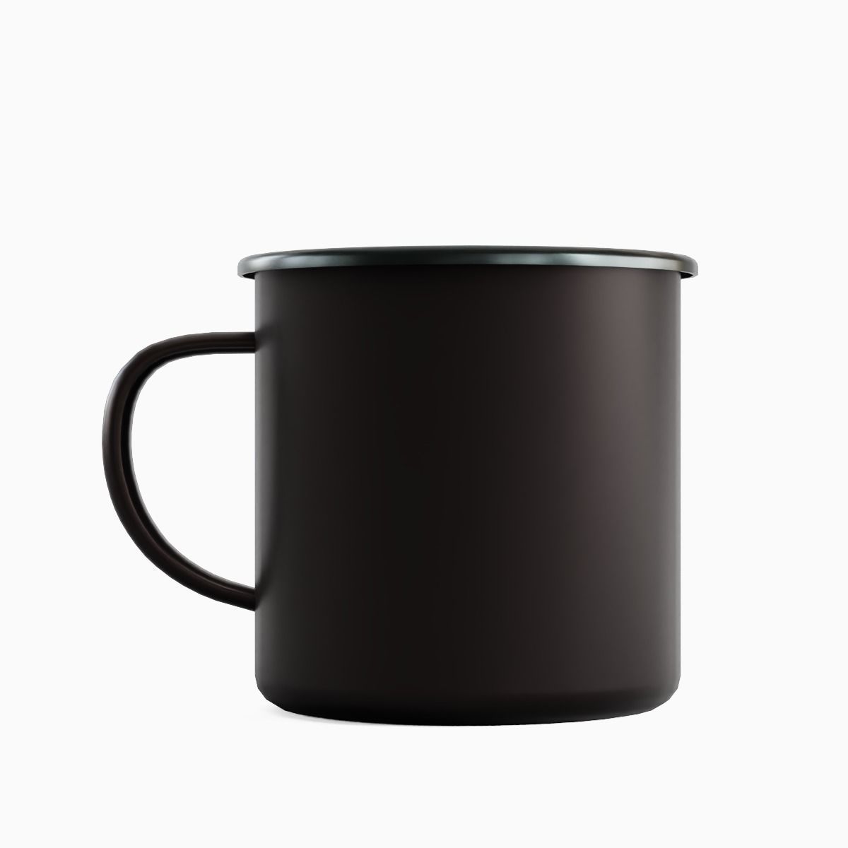 Iron Mug 06 Low-poly 3D model_1