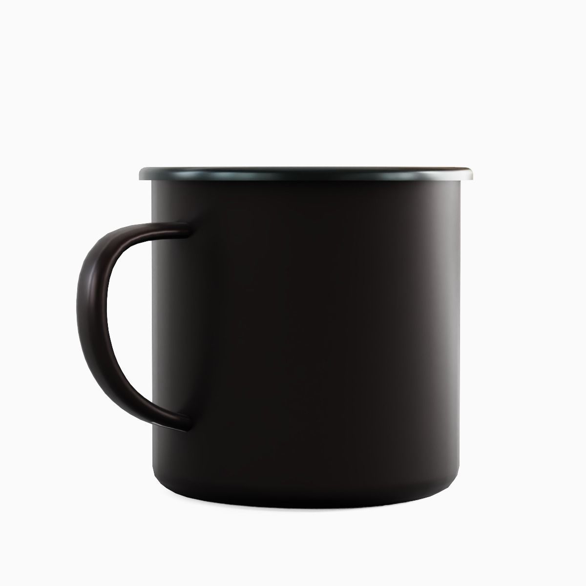 Iron Mug 06 Low-poly 3D model_2