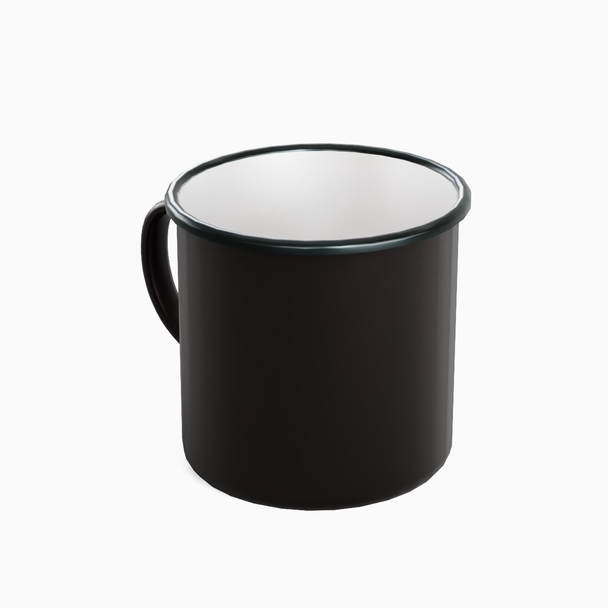 Iron Mug 06 Low-poly 3D model_5