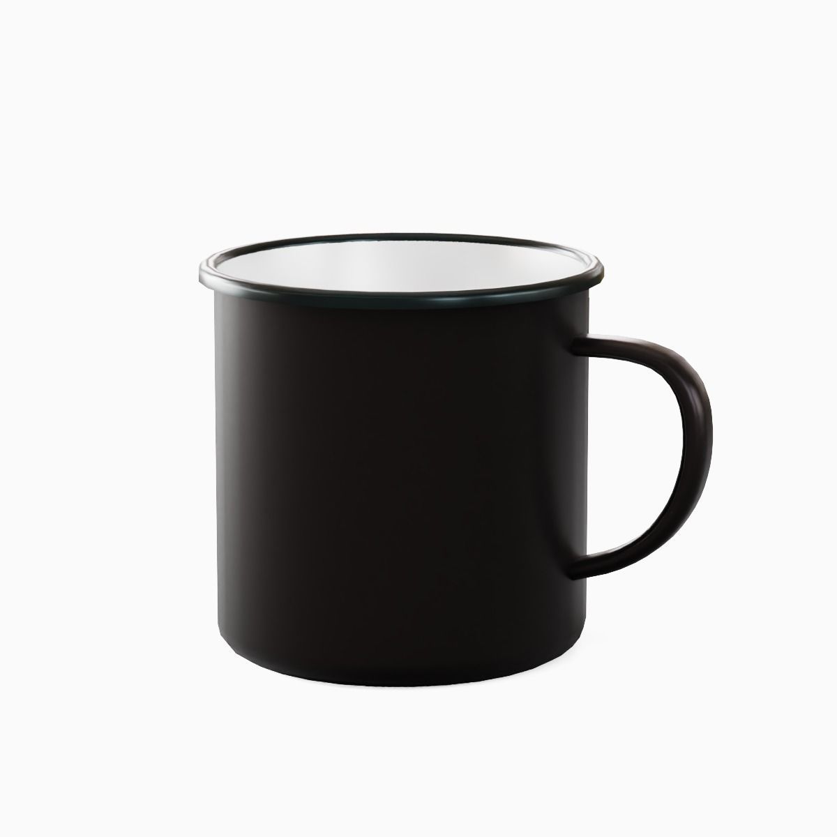 Iron Mug 06 Low-poly 3D model_7