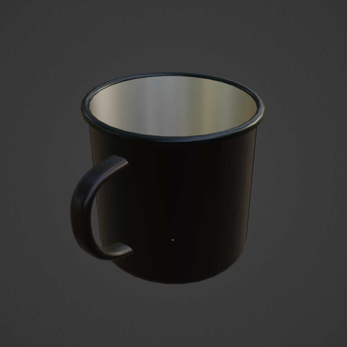 Iron Mug 06 Low-poly 3D model_10