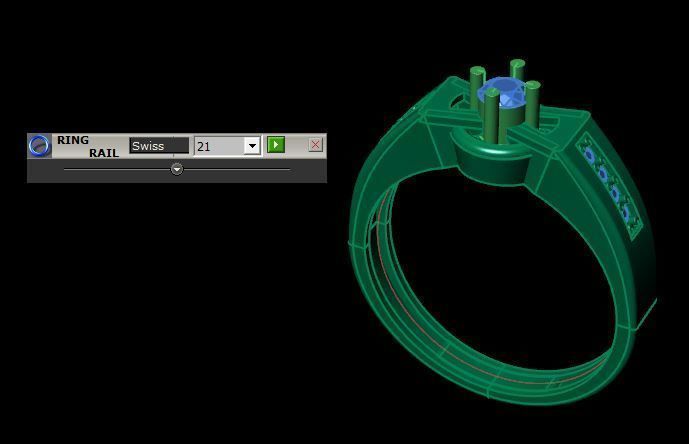 wedding ring for men 3D print model_14