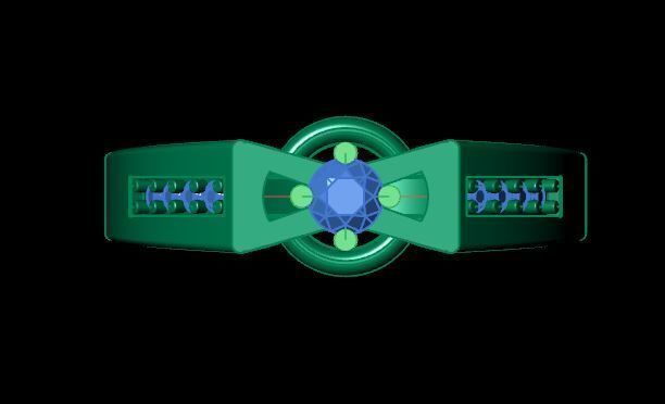 wedding ring for men 3D print model_10