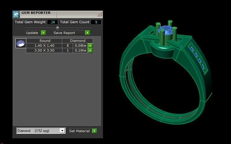 wedding ring for men 3D print model_15