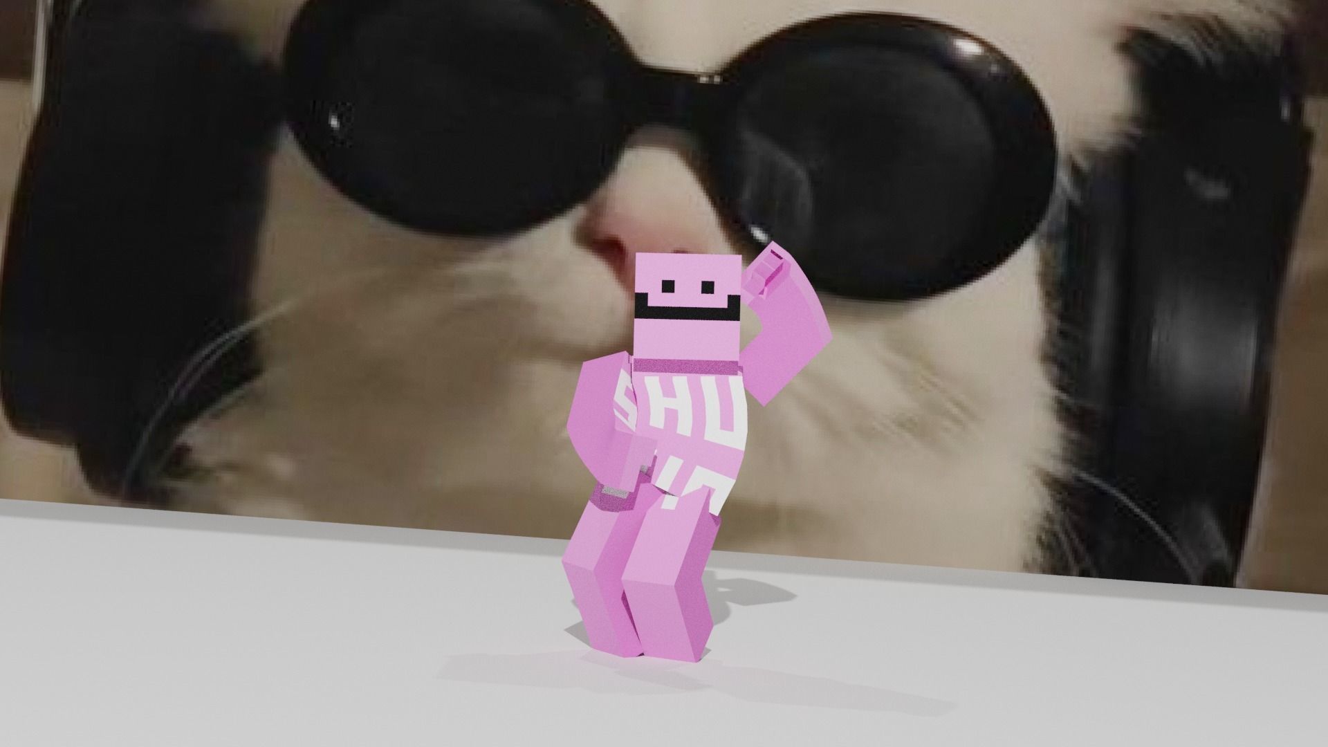 Minecraft Dance Animation to Hit It To The Beat 3D model_3