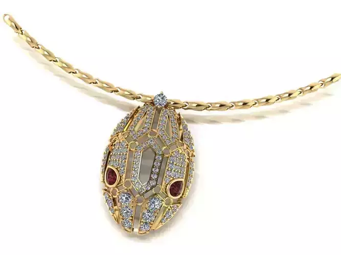 Bvlgari Pendant 3D print model