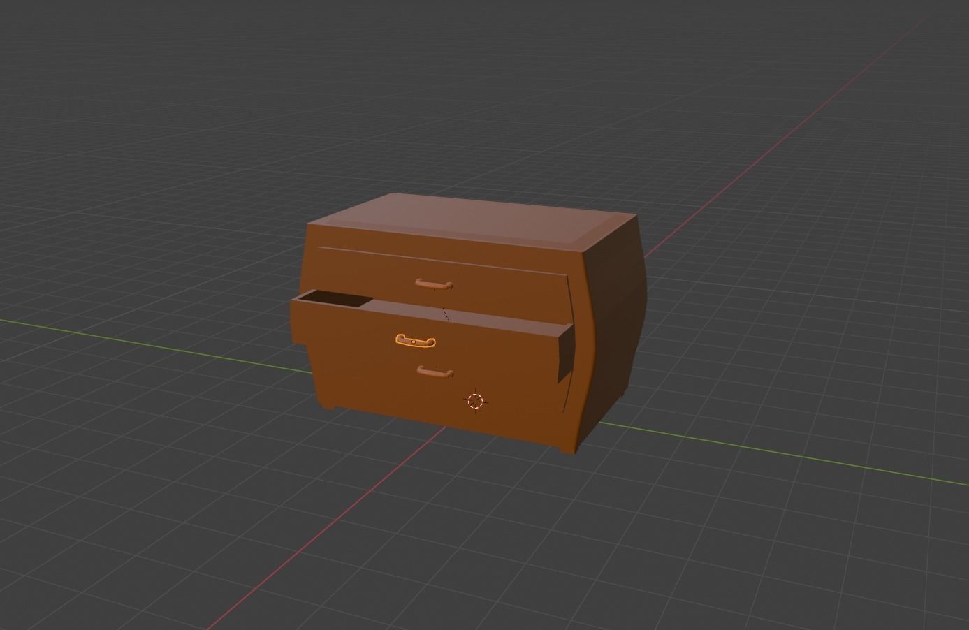 simple chest drawer Free 3D model_1