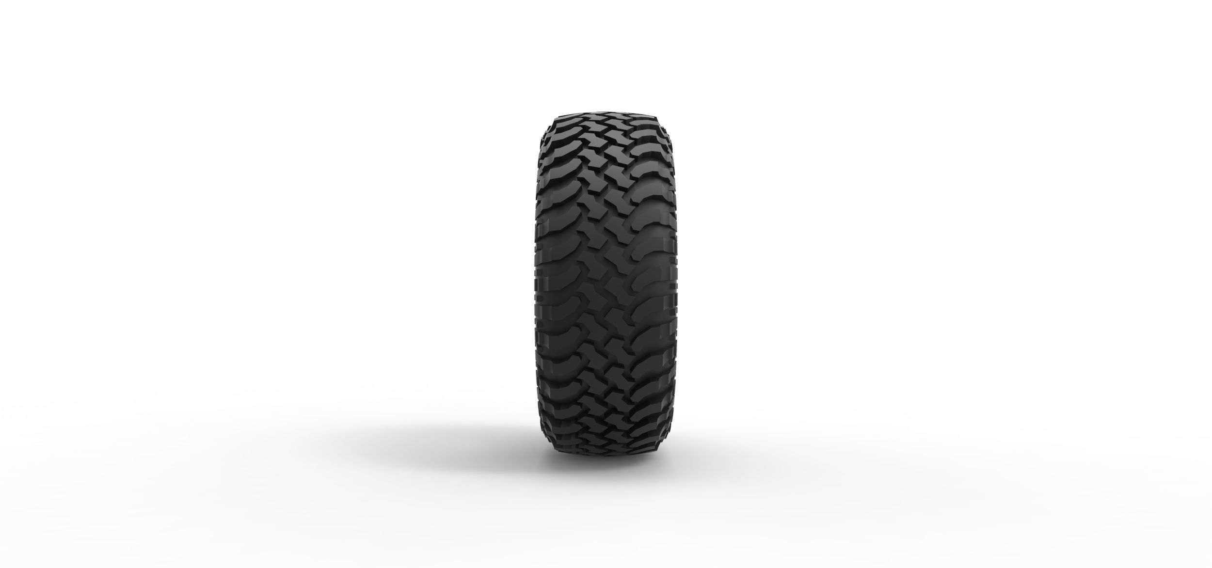 Tire of Uphill Sand Racing Dragster Scale 1 to 25 3D print model_3