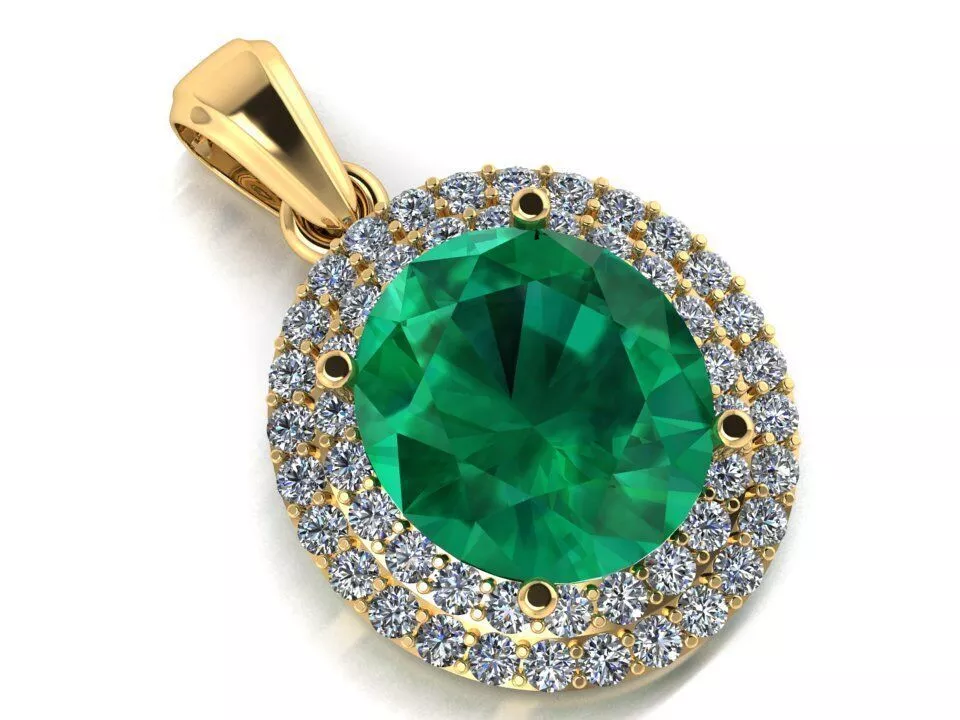 Gem Pendant Free 3D print model